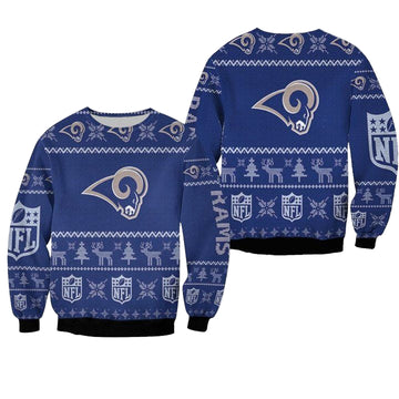 Los Angeles Rams Nfl Ugly Sweater Christmas 3D Sweater ? Usalast