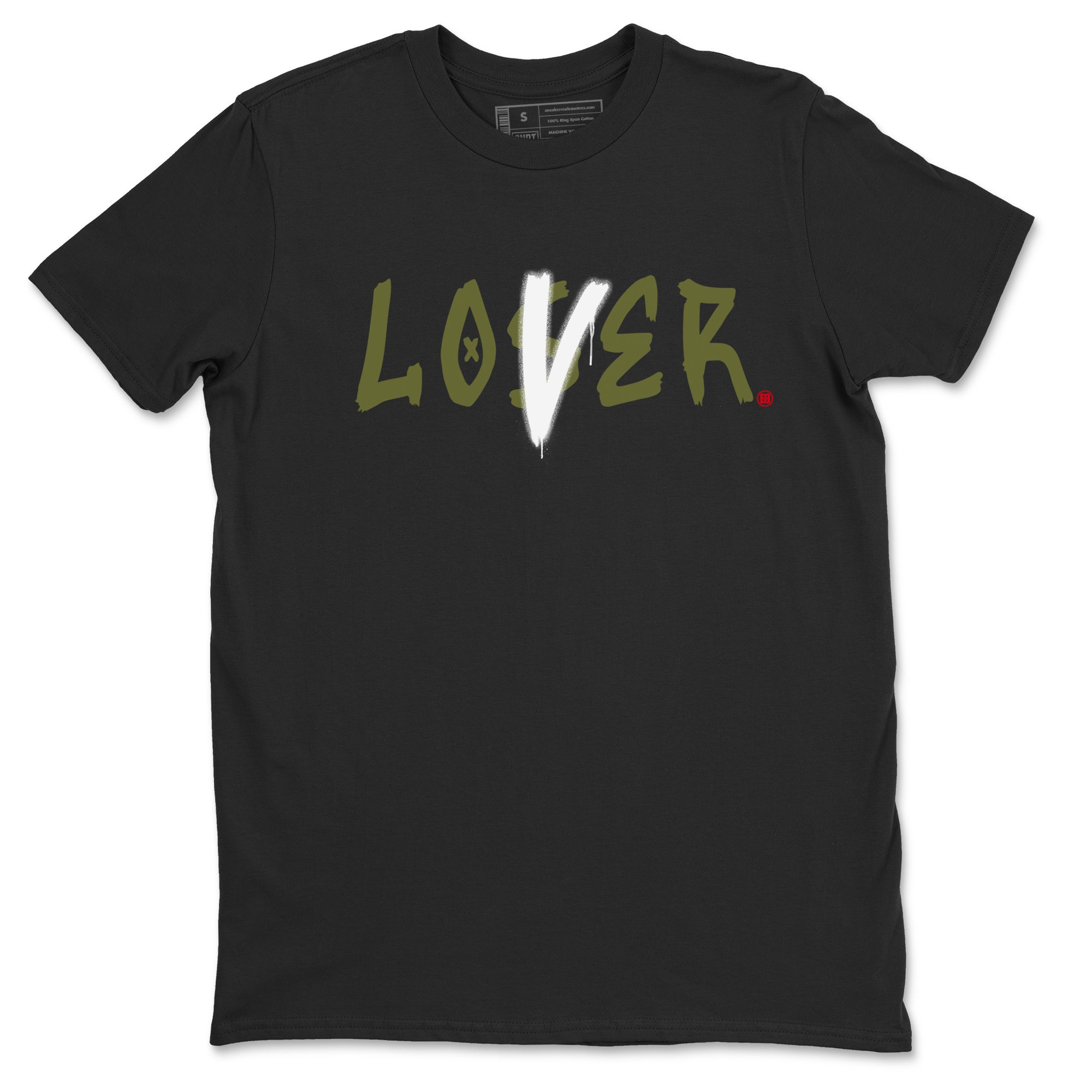 Loser Lover Sneaker Tees - Air Jordan 1 Travis Scott Medium Olive