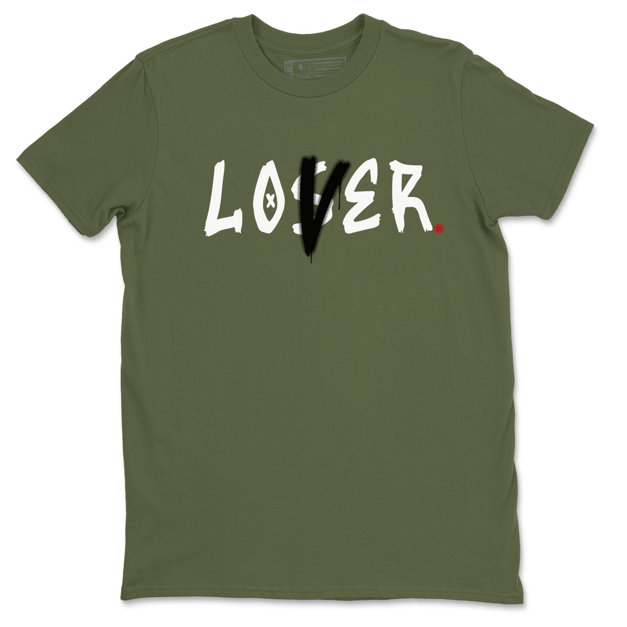 Loser Lover Sneaker Tees - Air Jordan 1 Travis Scott Medium Olive
