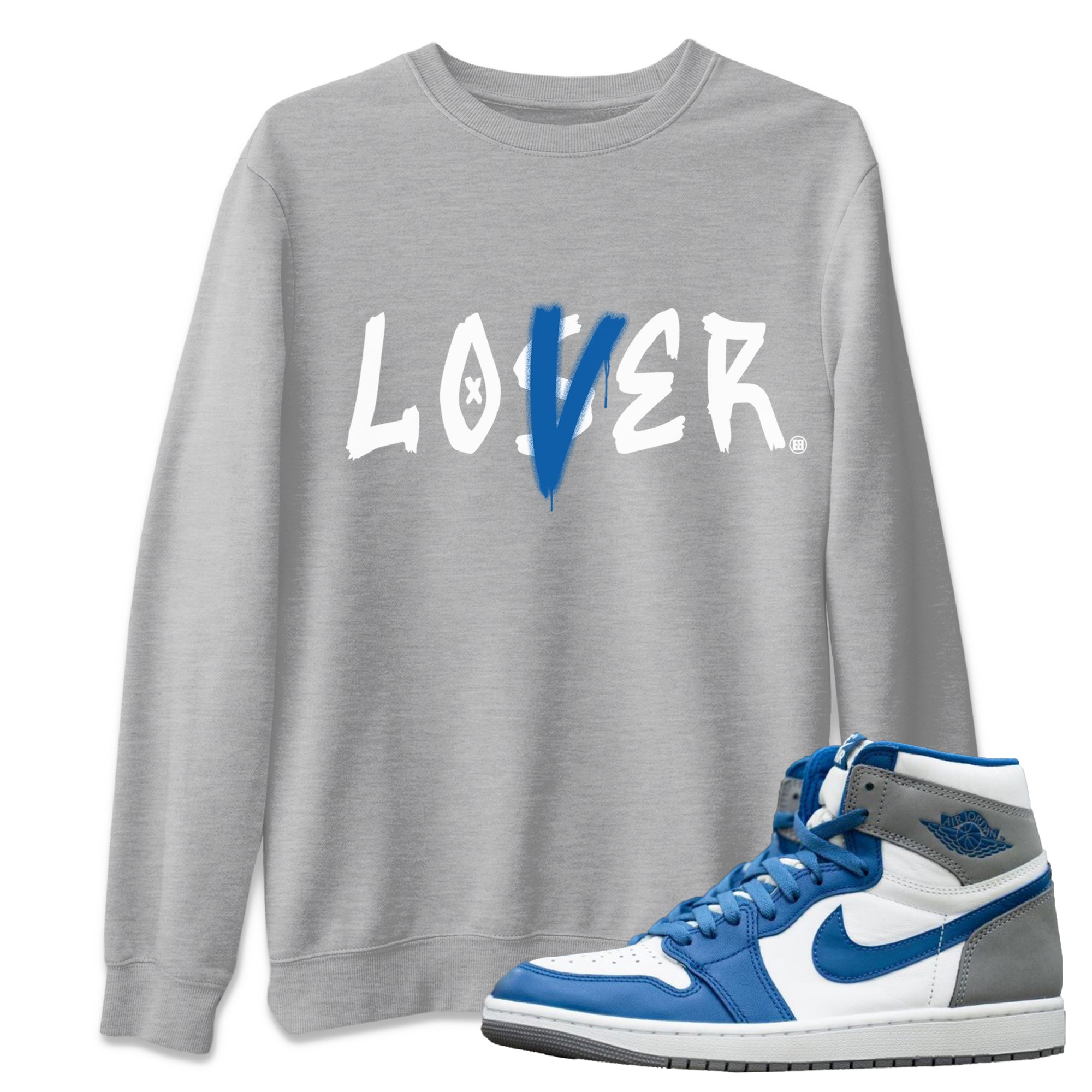 Loser Lover Unisex Tops - Air Jordan 1 True Blue