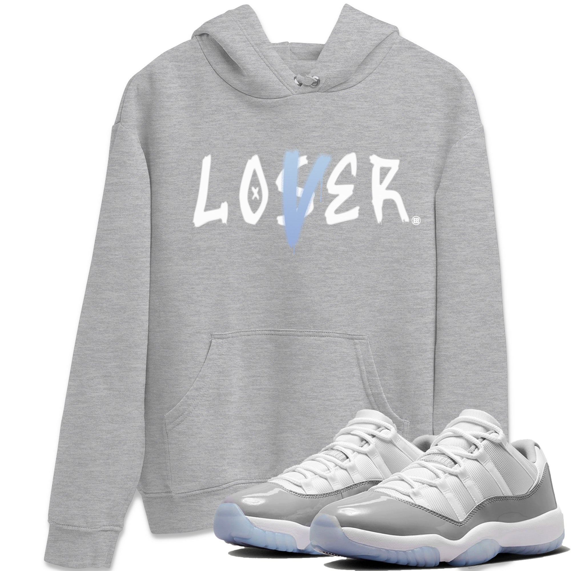 Loser Lover Unisex Tops - Air Jordan 11 White Cement