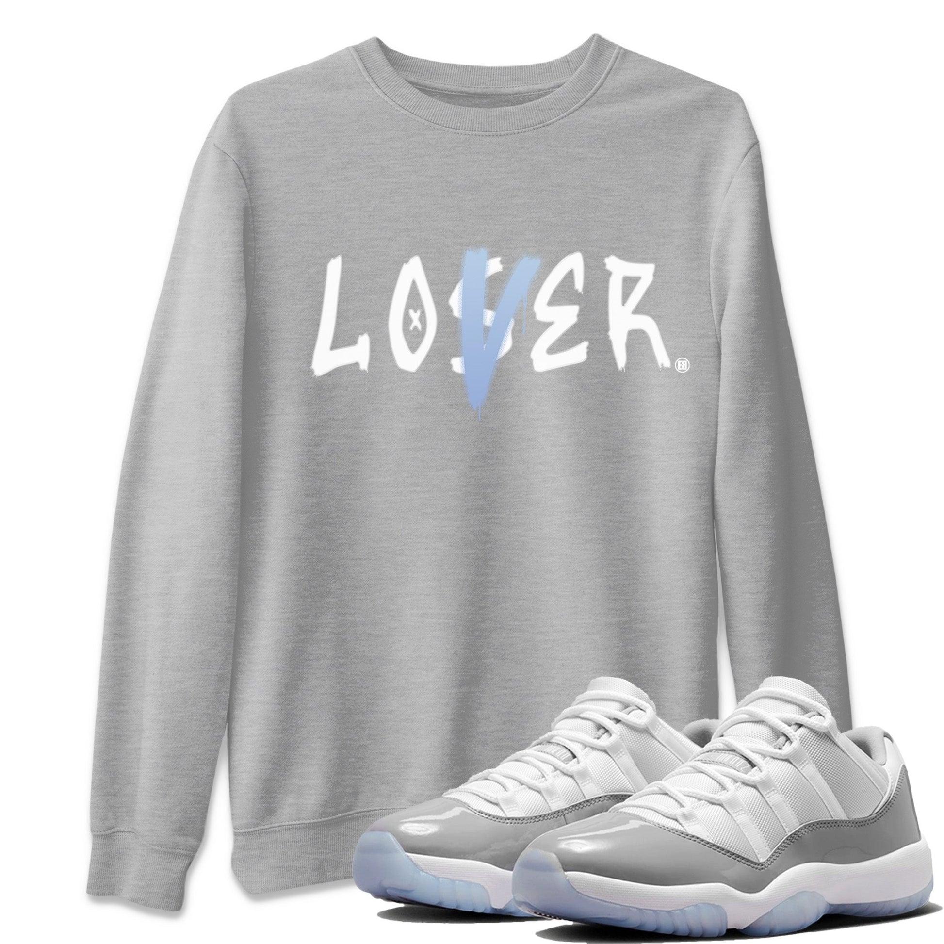 Loser Lover Unisex Tops - Air Jordan 11 White Cement