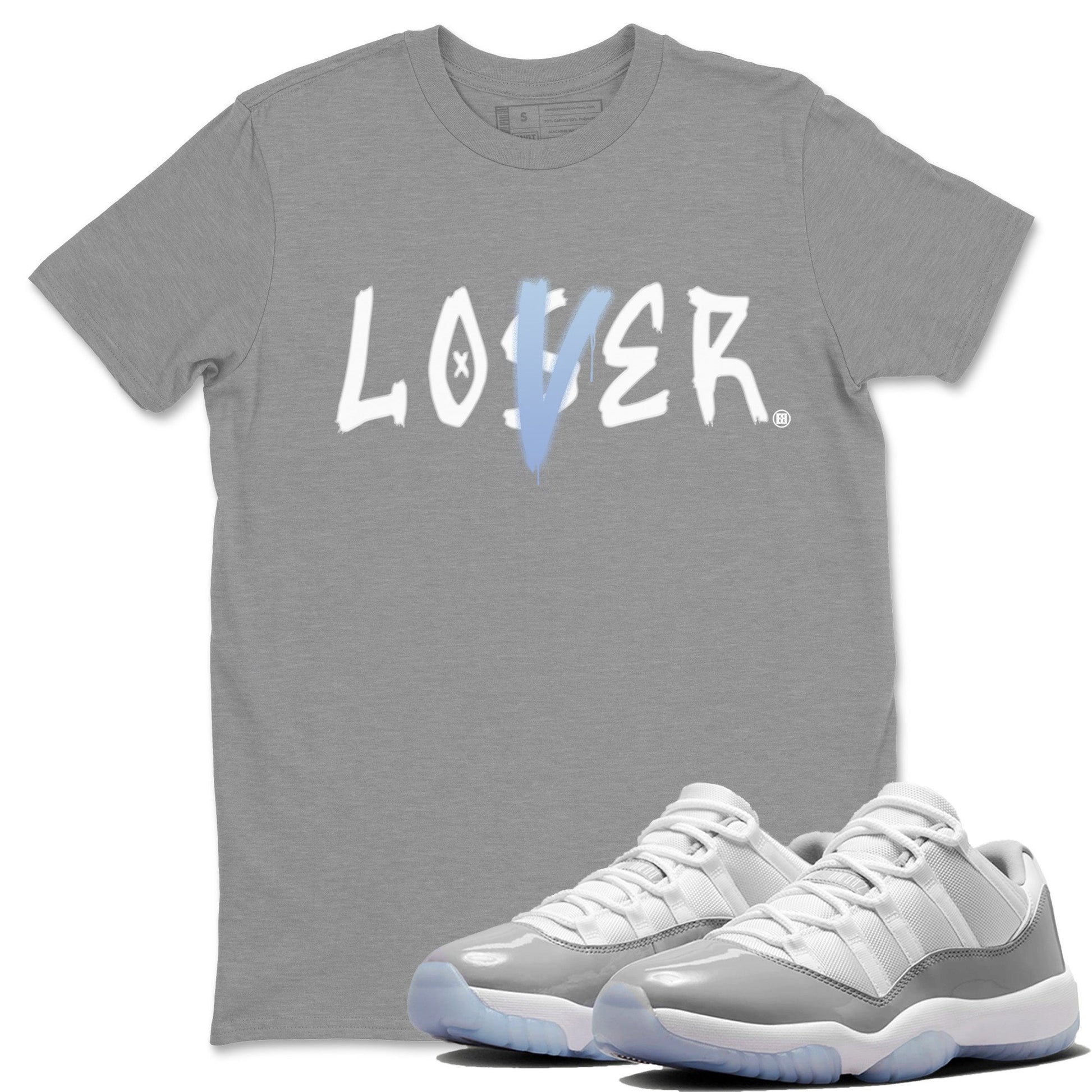 Loser Lover Unisex Tops - Air Jordan 11 White Cement