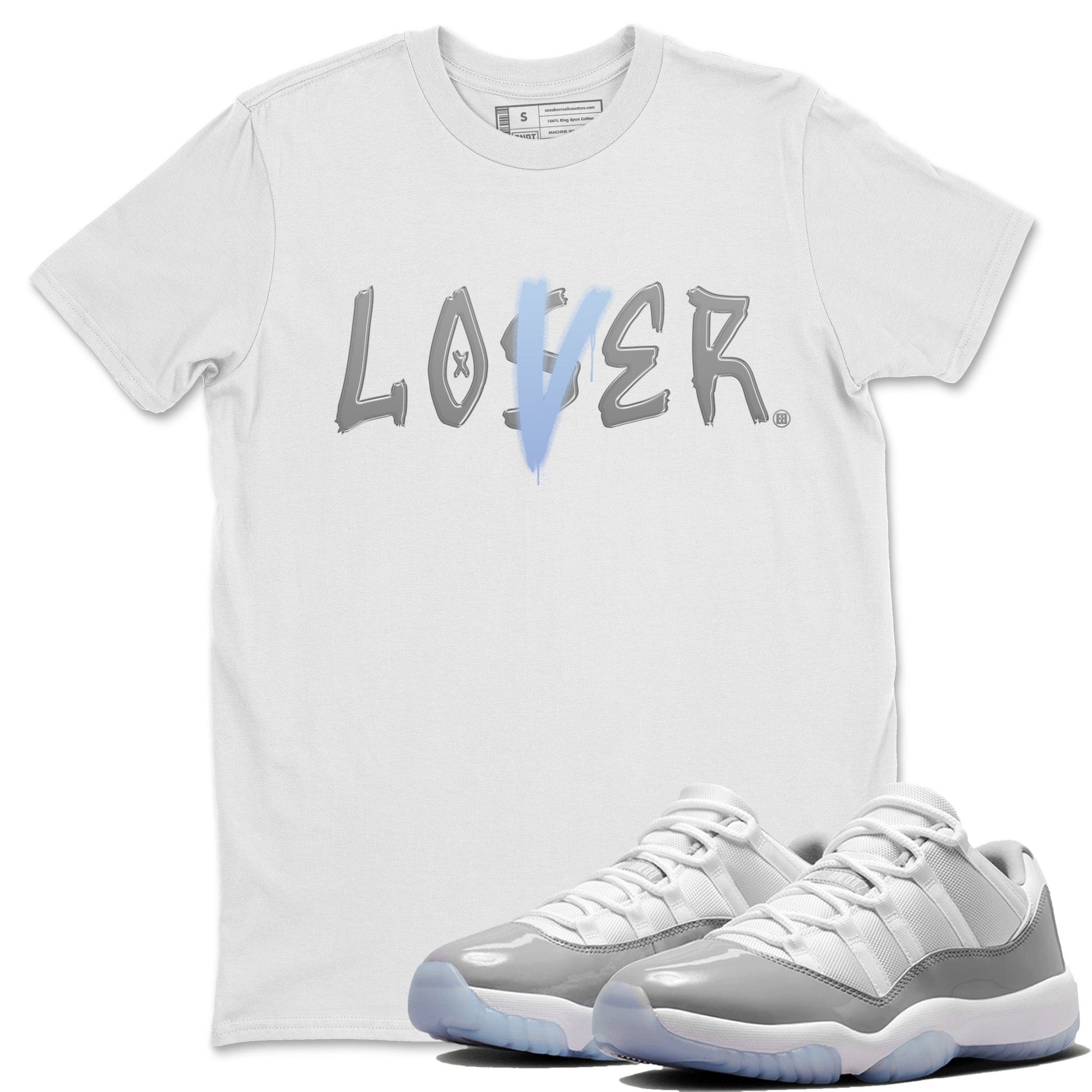 Loser Lover Unisex Tops - Air Jordan 11 White Cement
