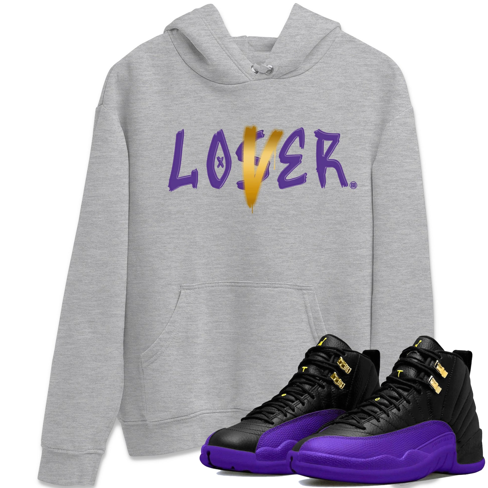 Loser Lover Unisex Tops - Air Jordan 12 Field Purple