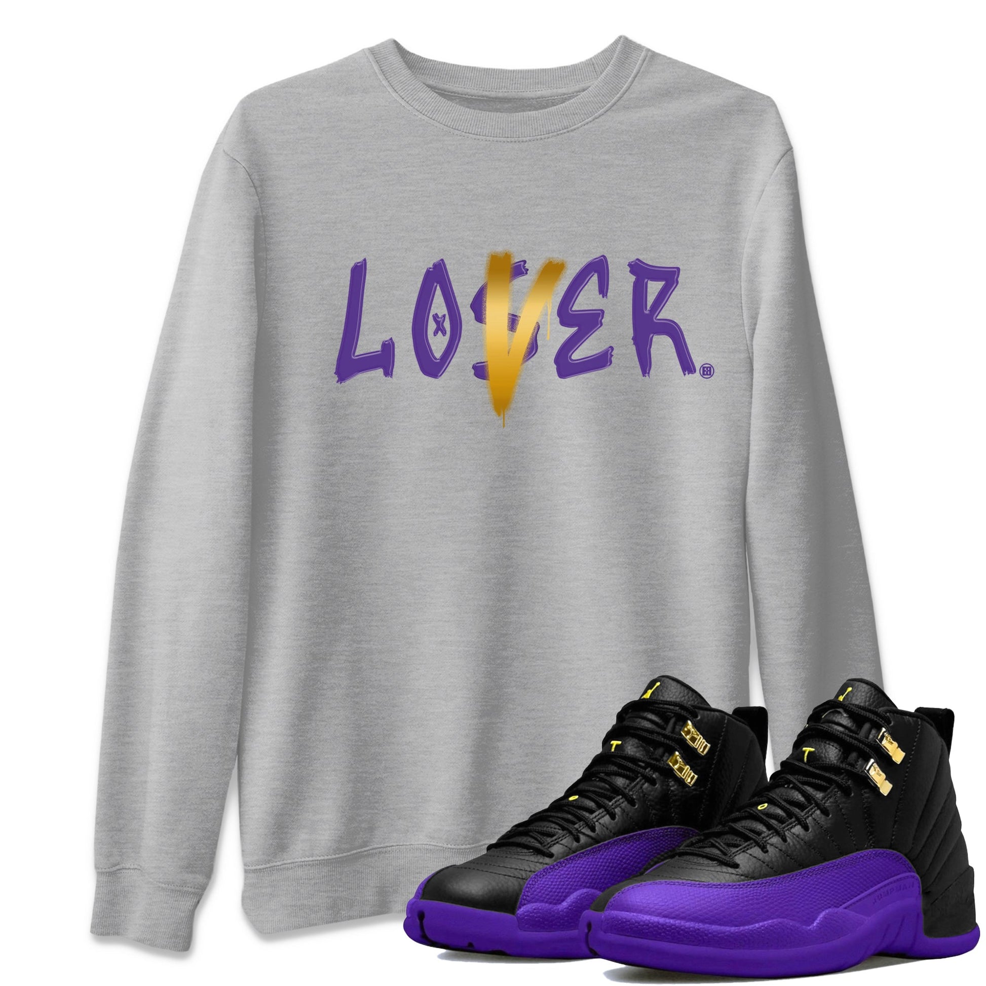 Loser Lover Unisex Tops - Air Jordan 12 Field Purple