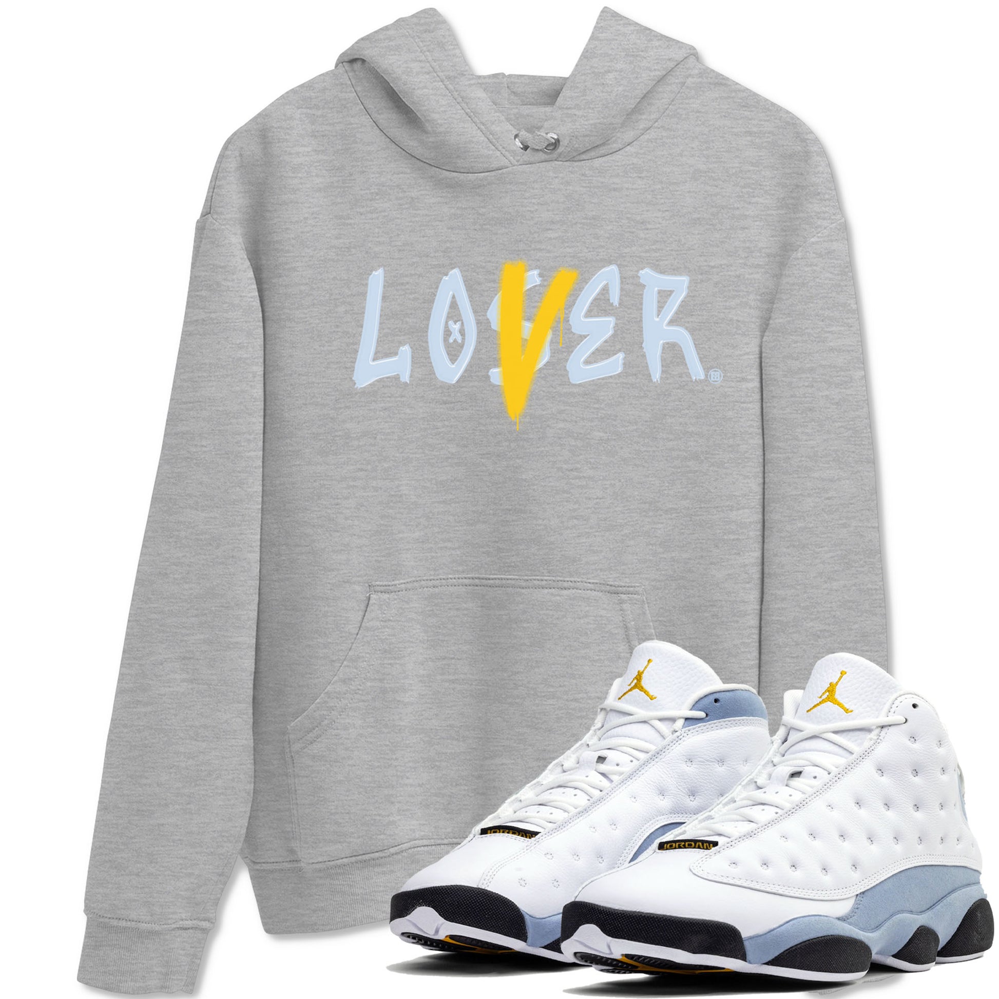 Loser Lover Sneaker Tees - Air Jordan 13 Blue Grey