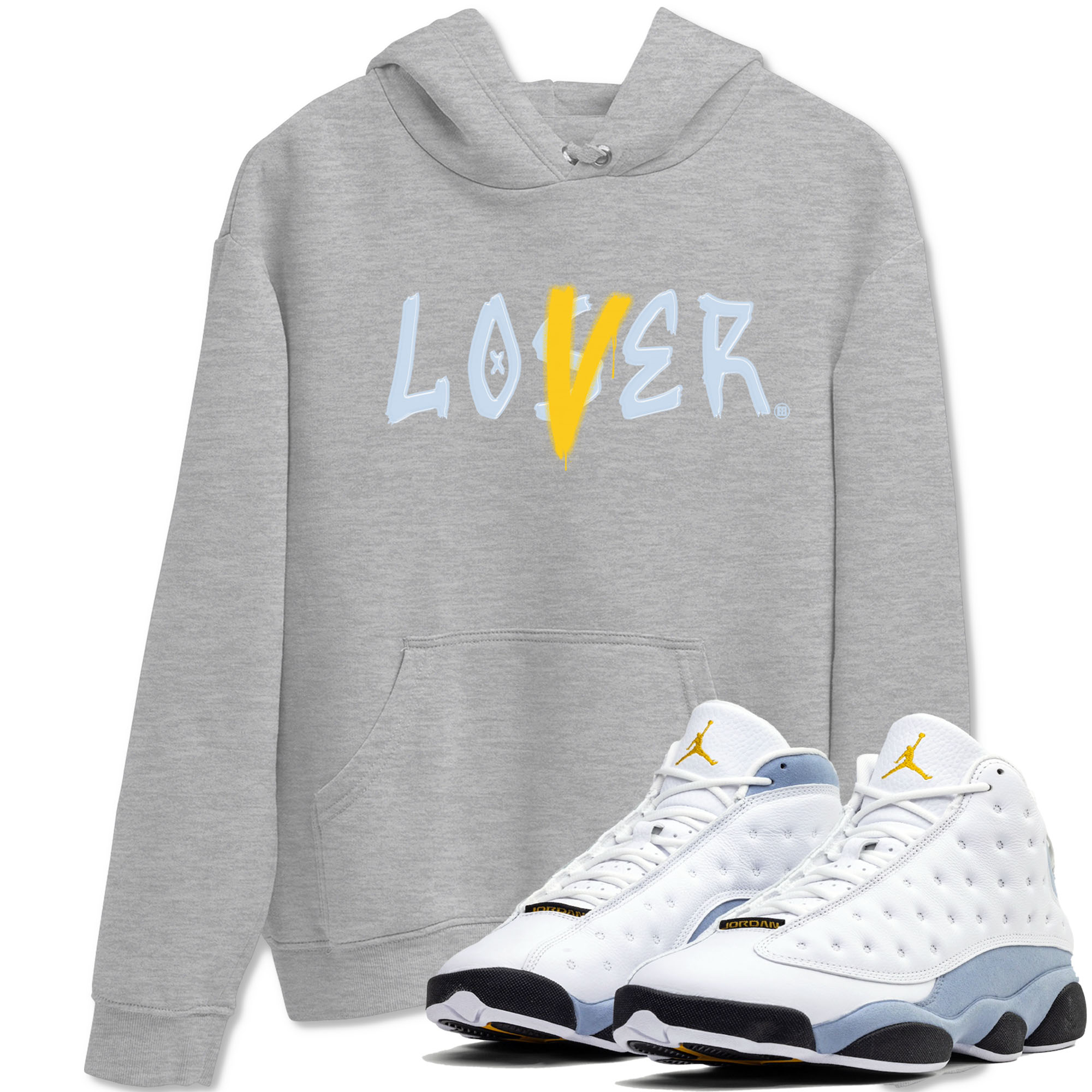 Loser Lover Sneaker Tees - Air Jordan 13 Blue Grey