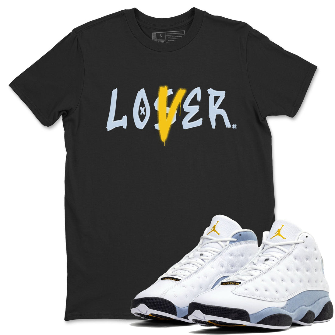 Loser Lover Sneaker Tees - Air Jordan 13 Blue Grey