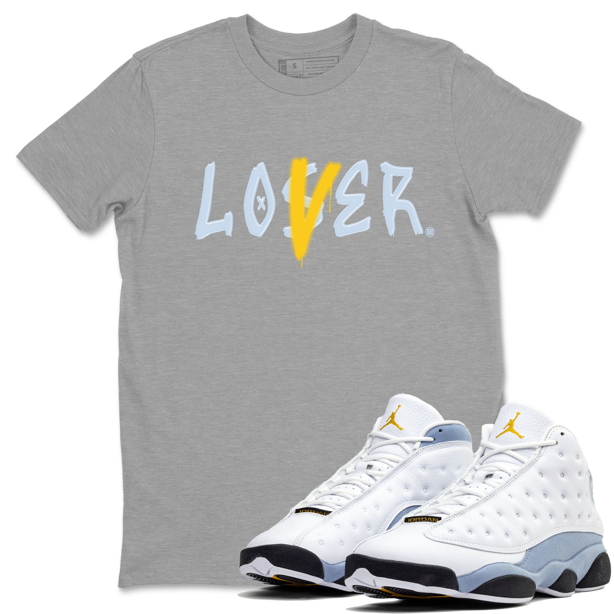 Loser Lover Sneaker Tees - Air Jordan 13 Blue Grey