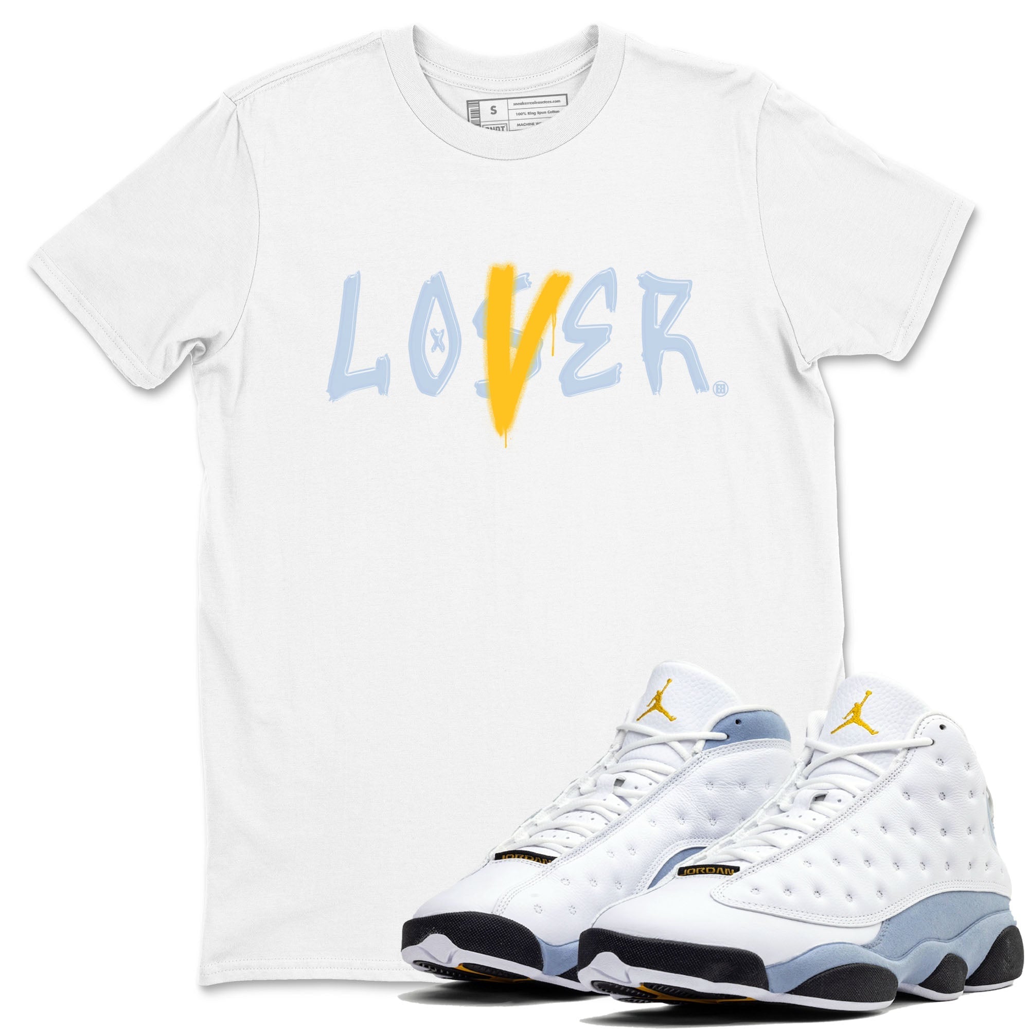 Loser Lover Sneaker Tees - Air Jordan 13 Blue Grey