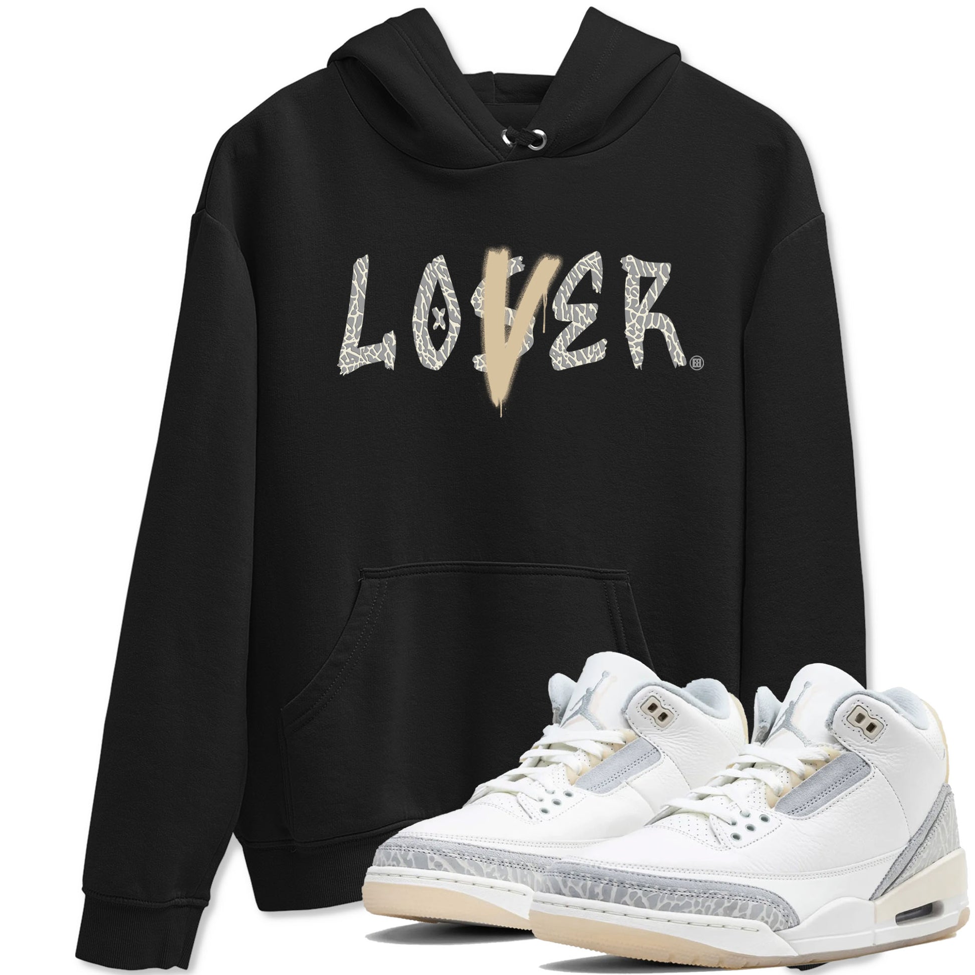 Loser Lover Sneaker Tees - Air Jordan 3 Ivory