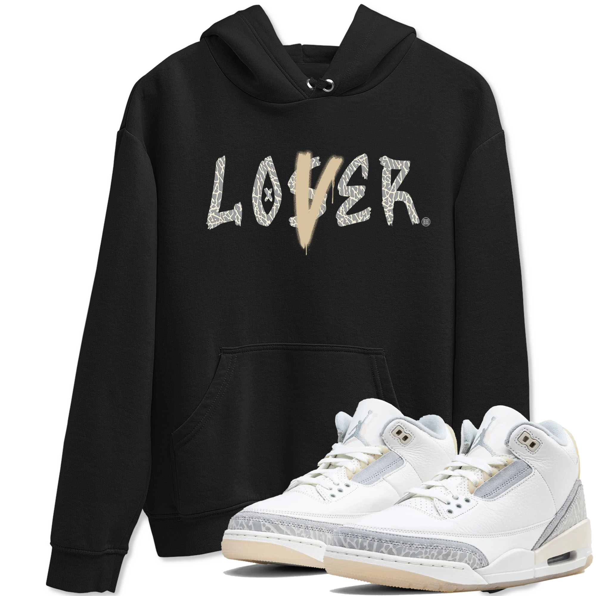 Loser Lover Sneaker Tees - Air Jordan 3 Ivory