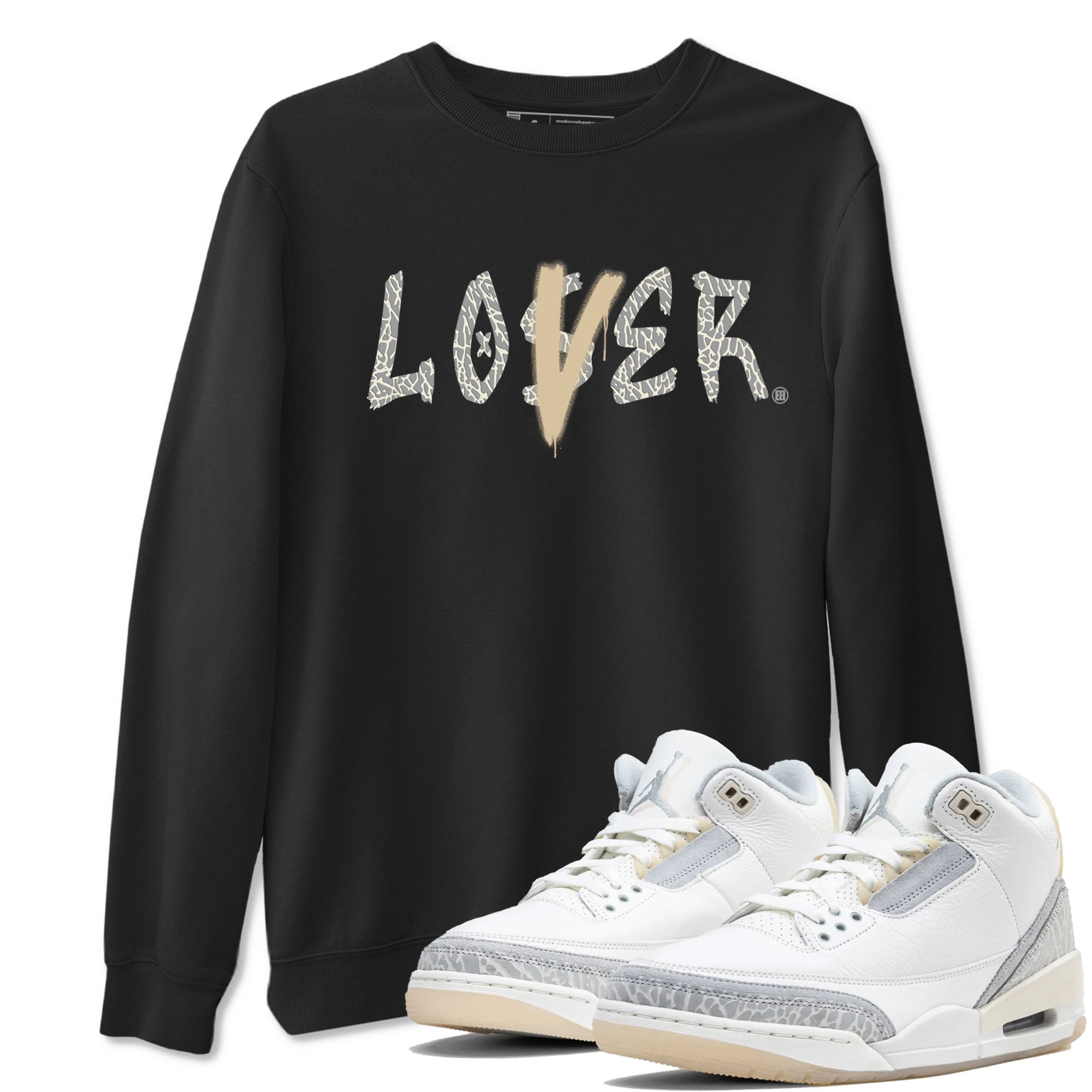 Loser Lover Sneaker Tees - Air Jordan 3 Ivory