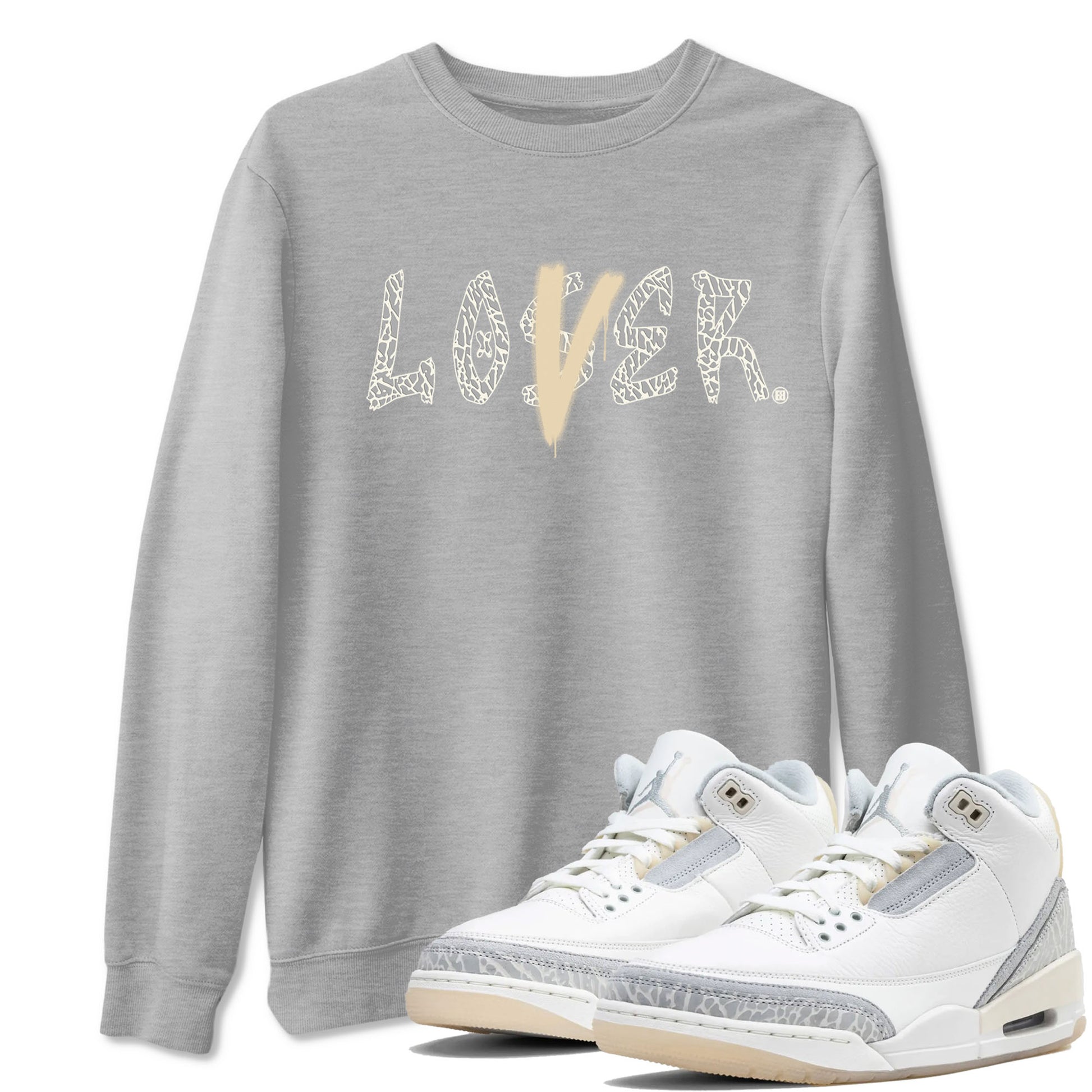 Loser Lover Sneaker Tees - Air Jordan 3 Ivory