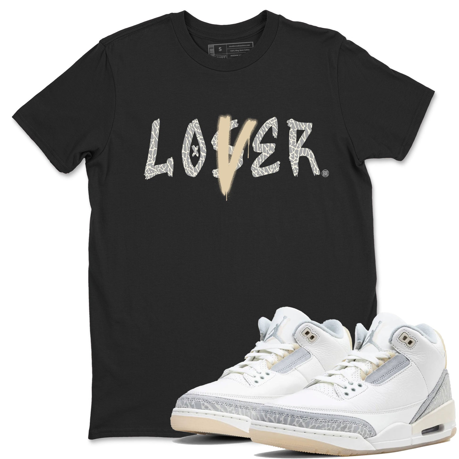 Loser Lover Sneaker Tees - Air Jordan 3 Ivory