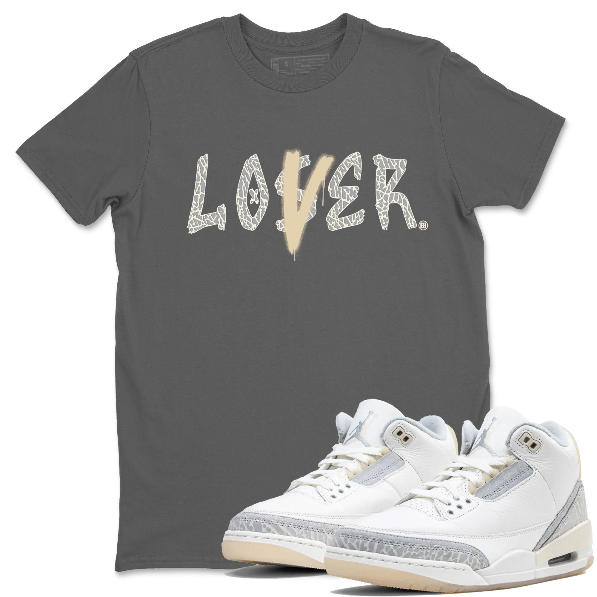 Loser Lover Sneaker Tees - Air Jordan 3 Ivory