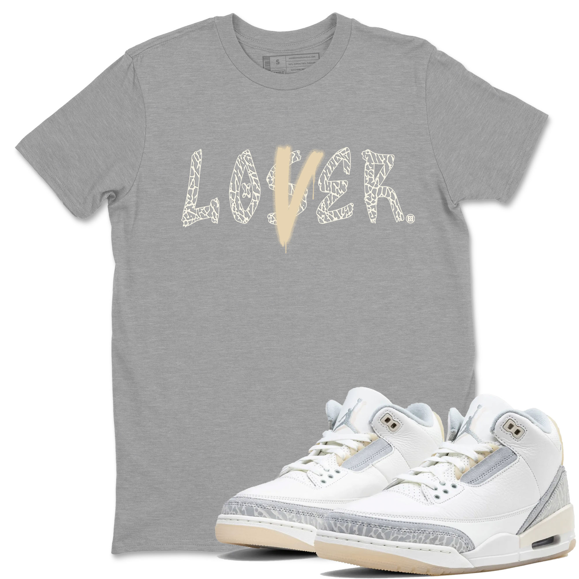 Loser Lover Sneaker Tees - Air Jordan 3 Ivory
