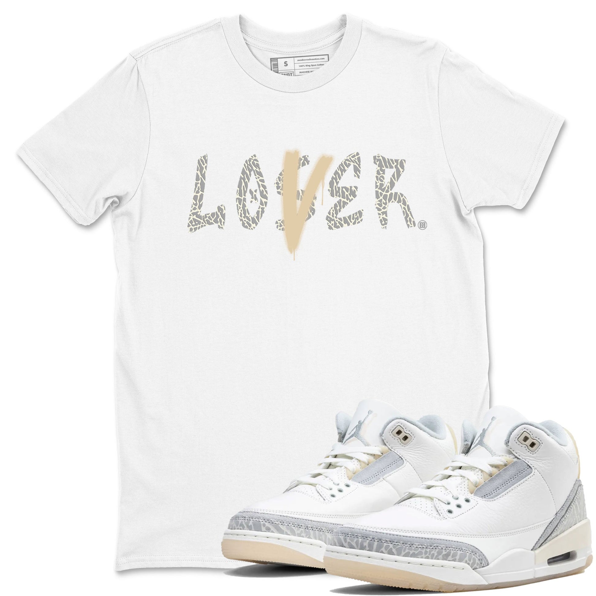 Loser Lover Sneaker Tees - Air Jordan 3 Ivory