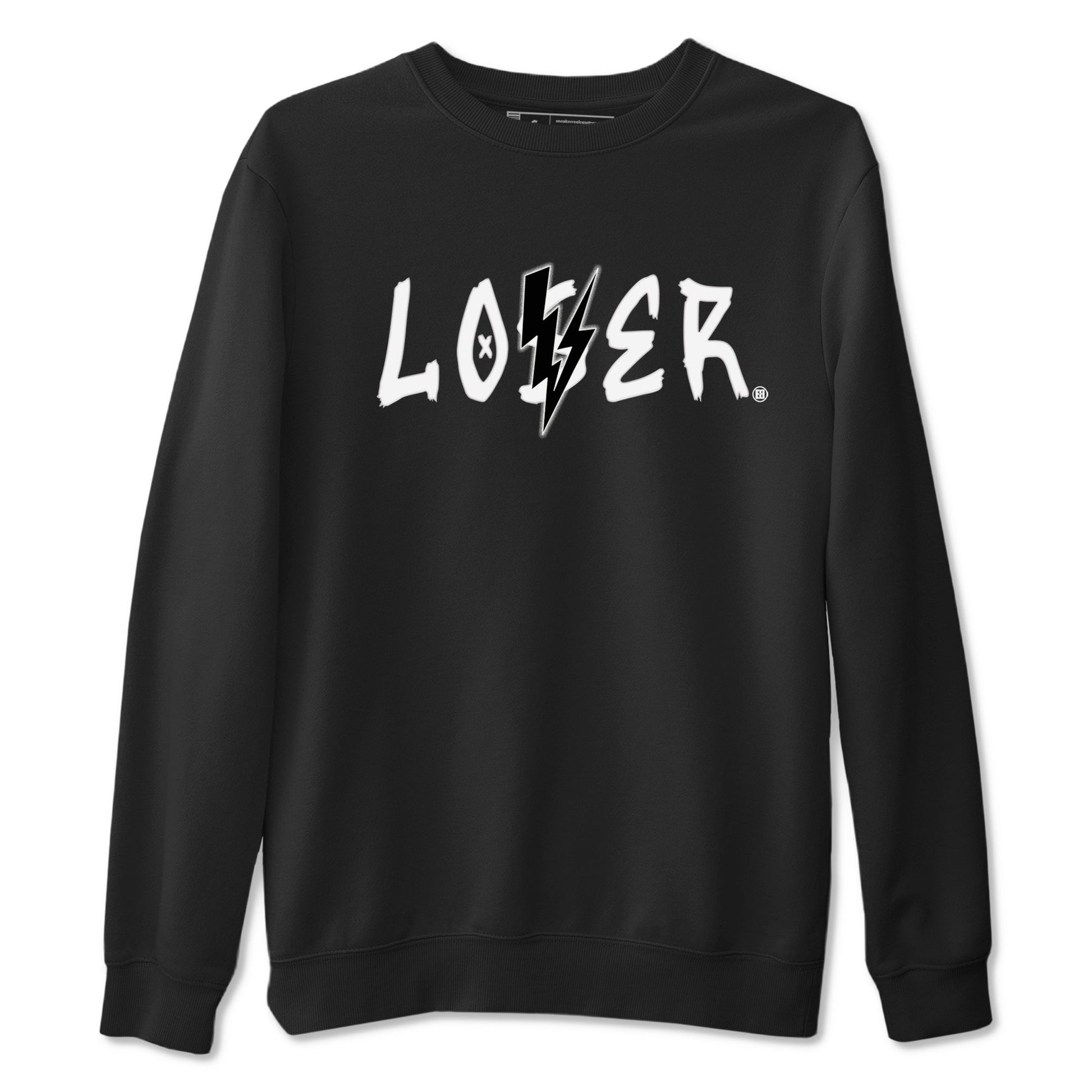 Loser Lover Sneaker Tees - Air Jordan 4 White Thunder