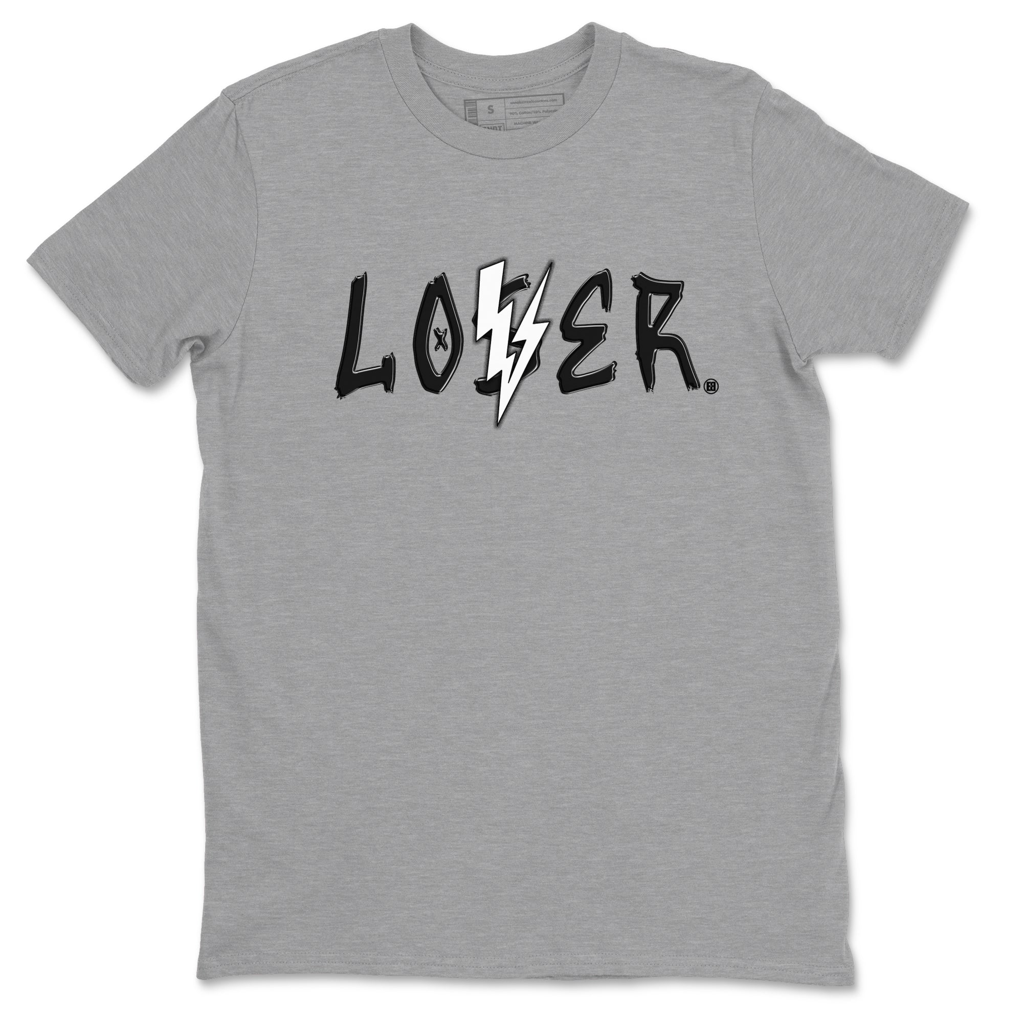 Loser Lover Sneaker Tees - Air Jordan 4 White Thunder