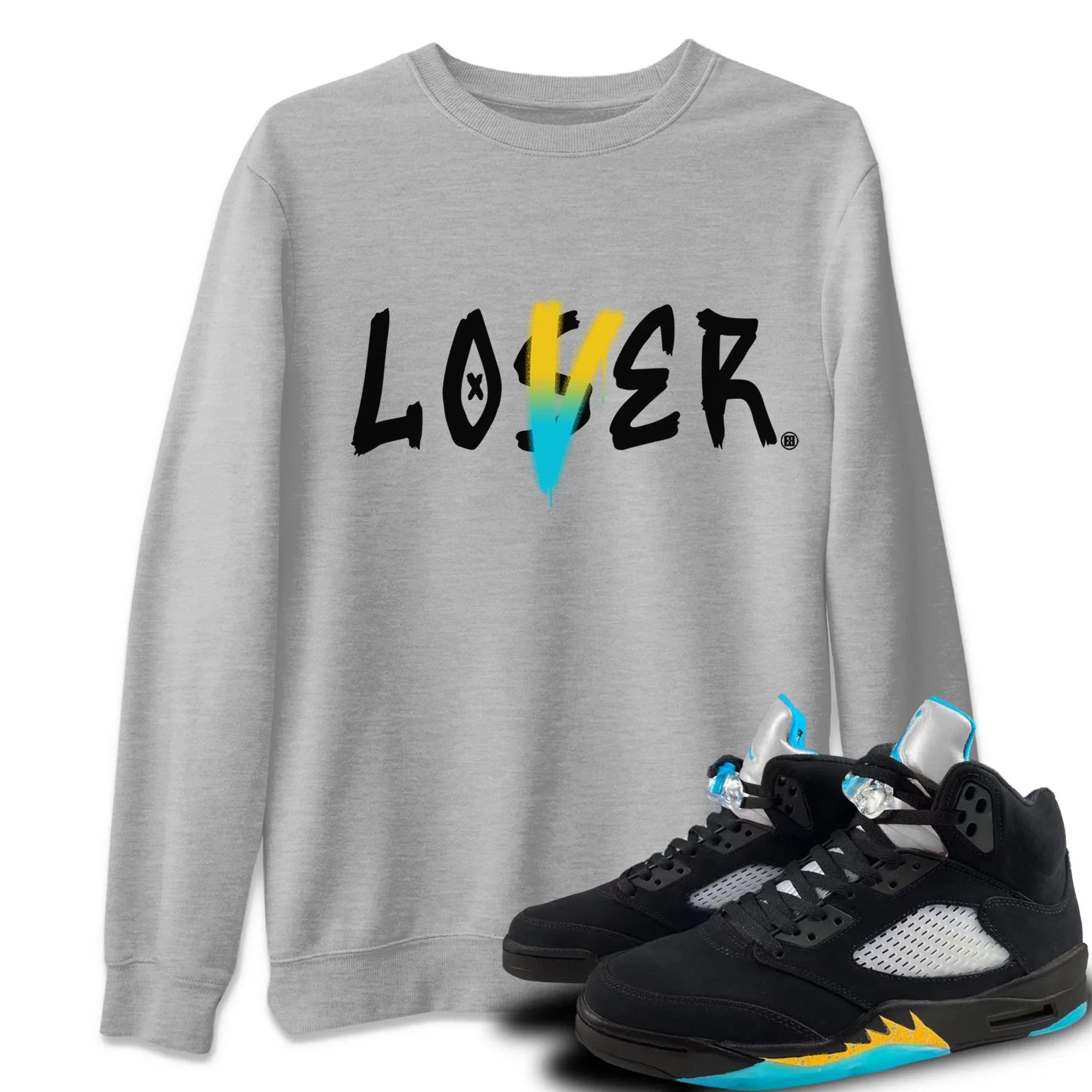 Loser Lover Unisex Tops - Air Jordan 5 Aqua