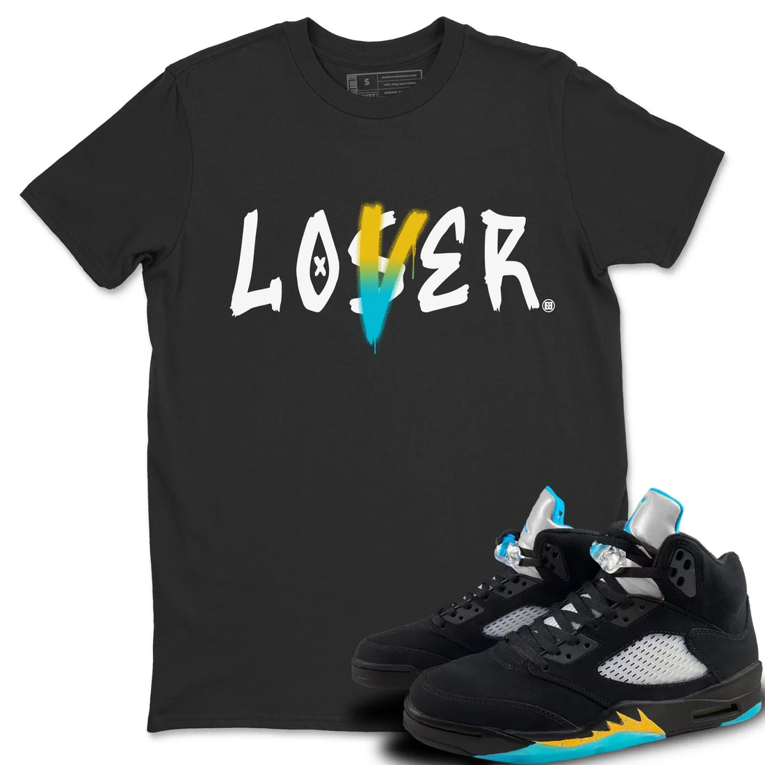 Loser Lover Unisex Tops - Air Jordan 5 Aqua