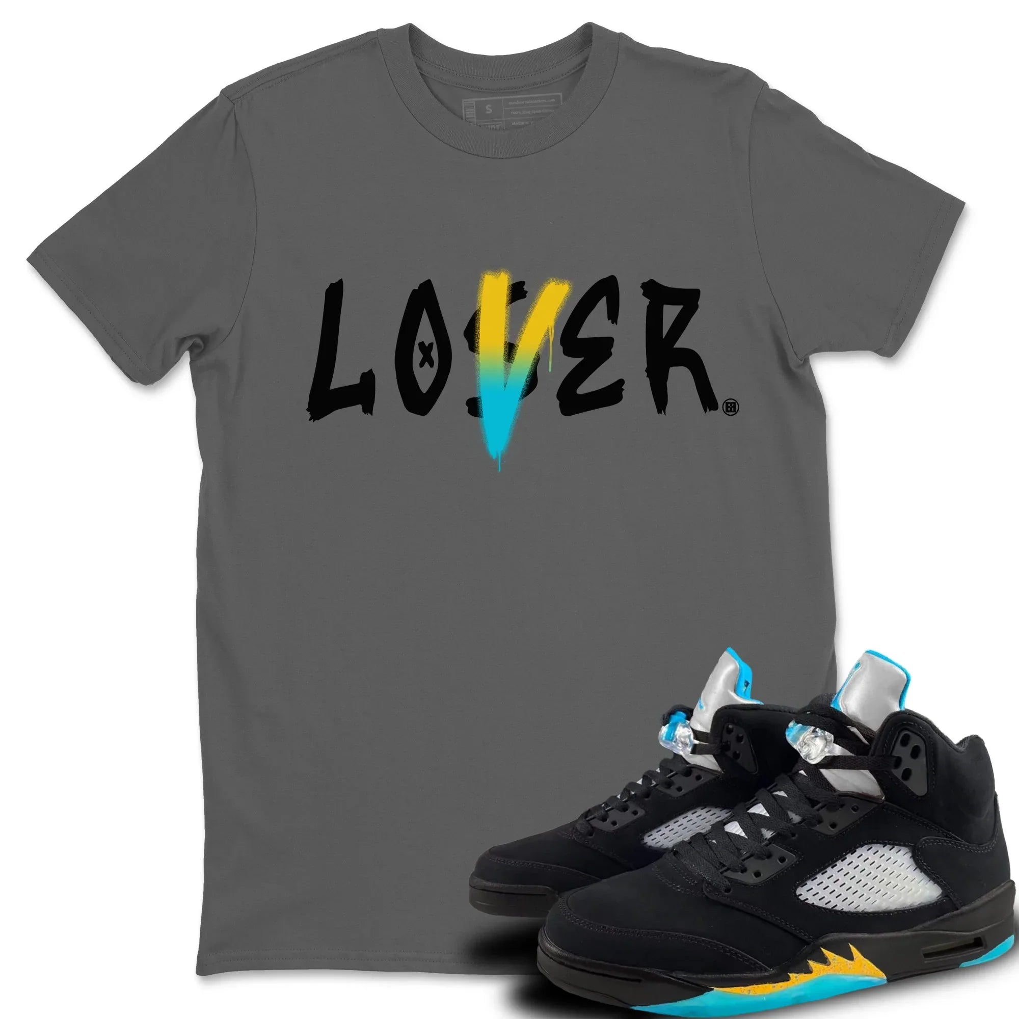 Loser Lover Unisex Tops - Air Jordan 5 Aqua