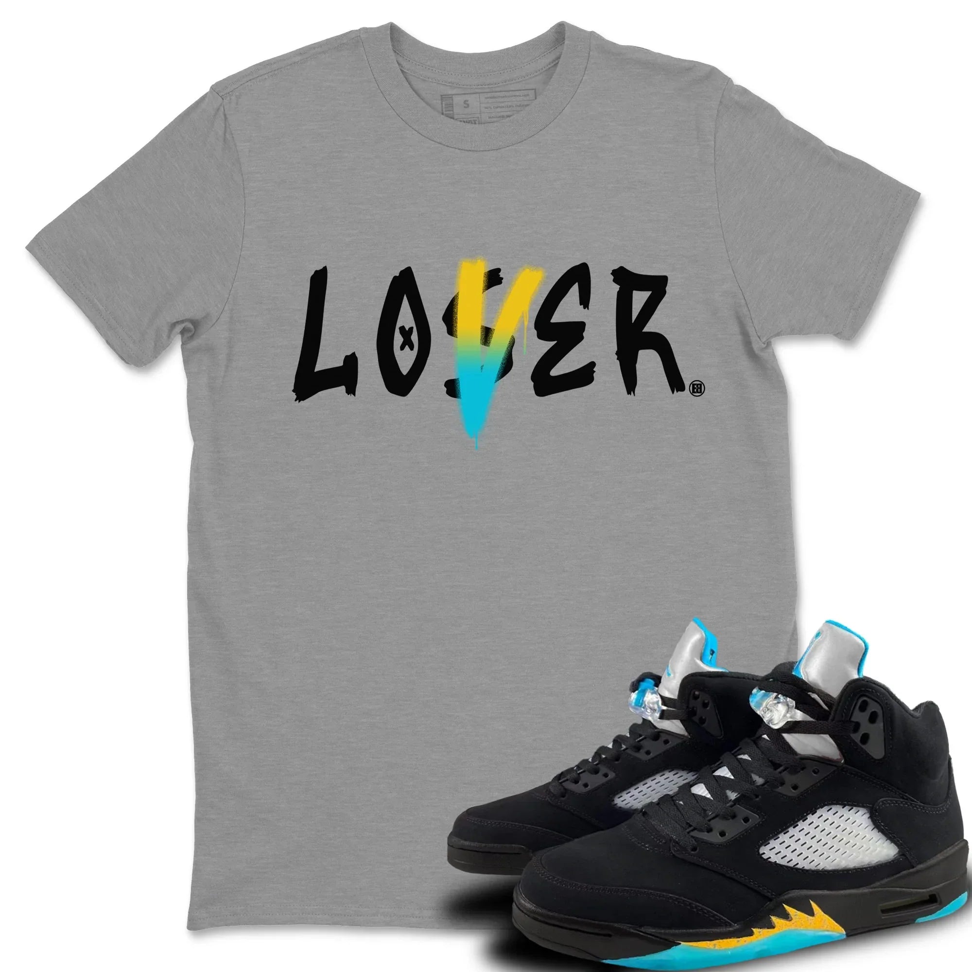 Loser Lover Unisex Tops - Air Jordan 5 Aqua