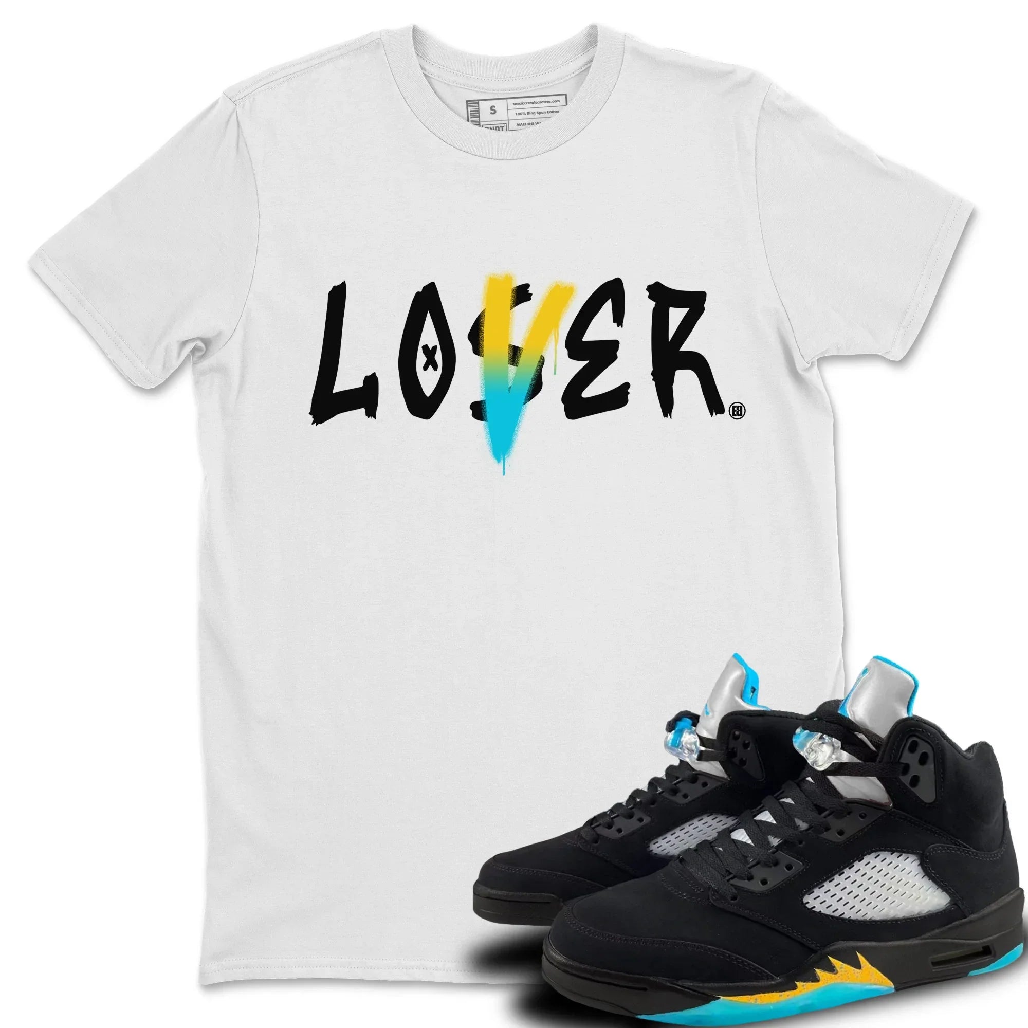 Loser Lover Unisex Tops - Air Jordan 5 Aqua