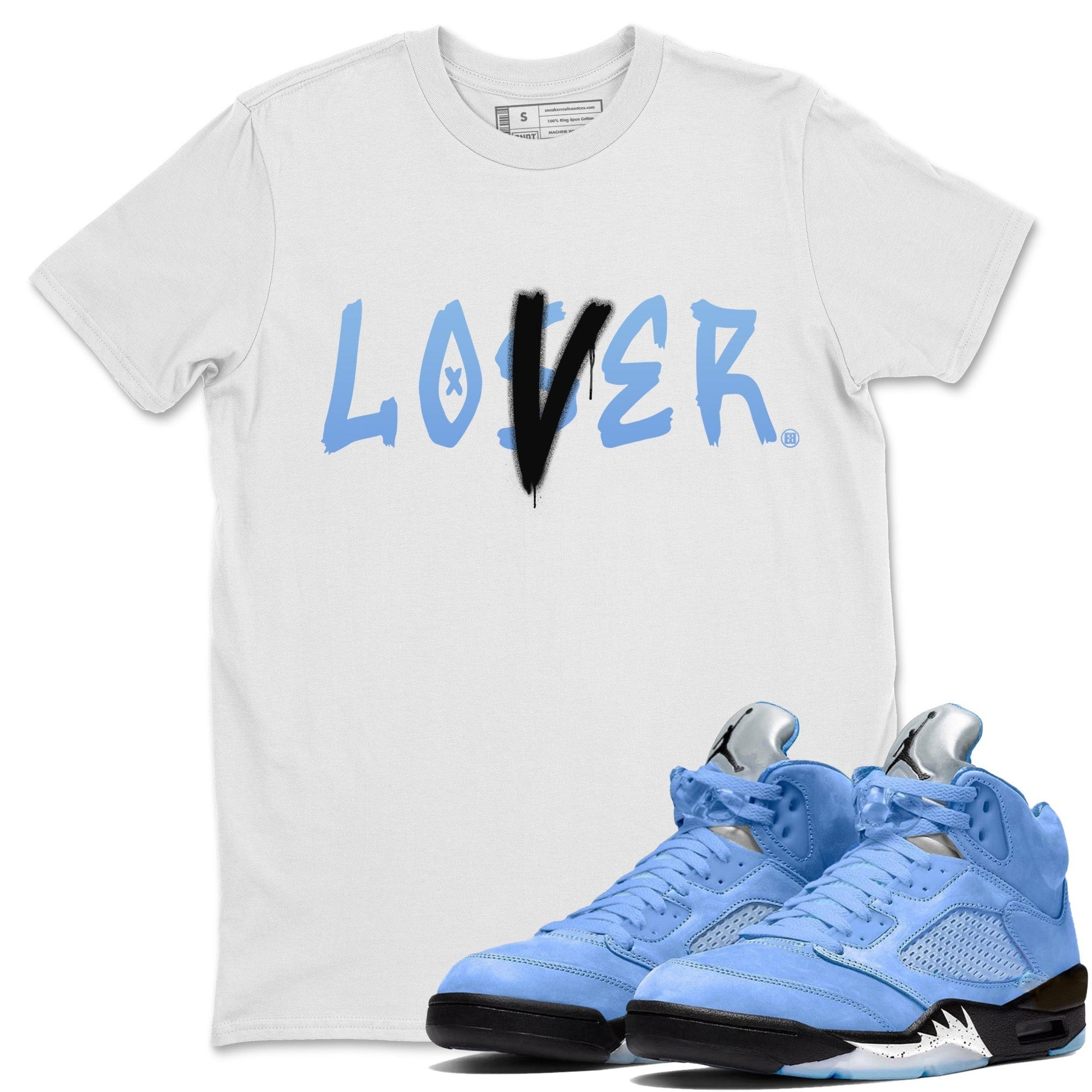 Loser Lover Unisex Tops - Air Jordan 5 UNC