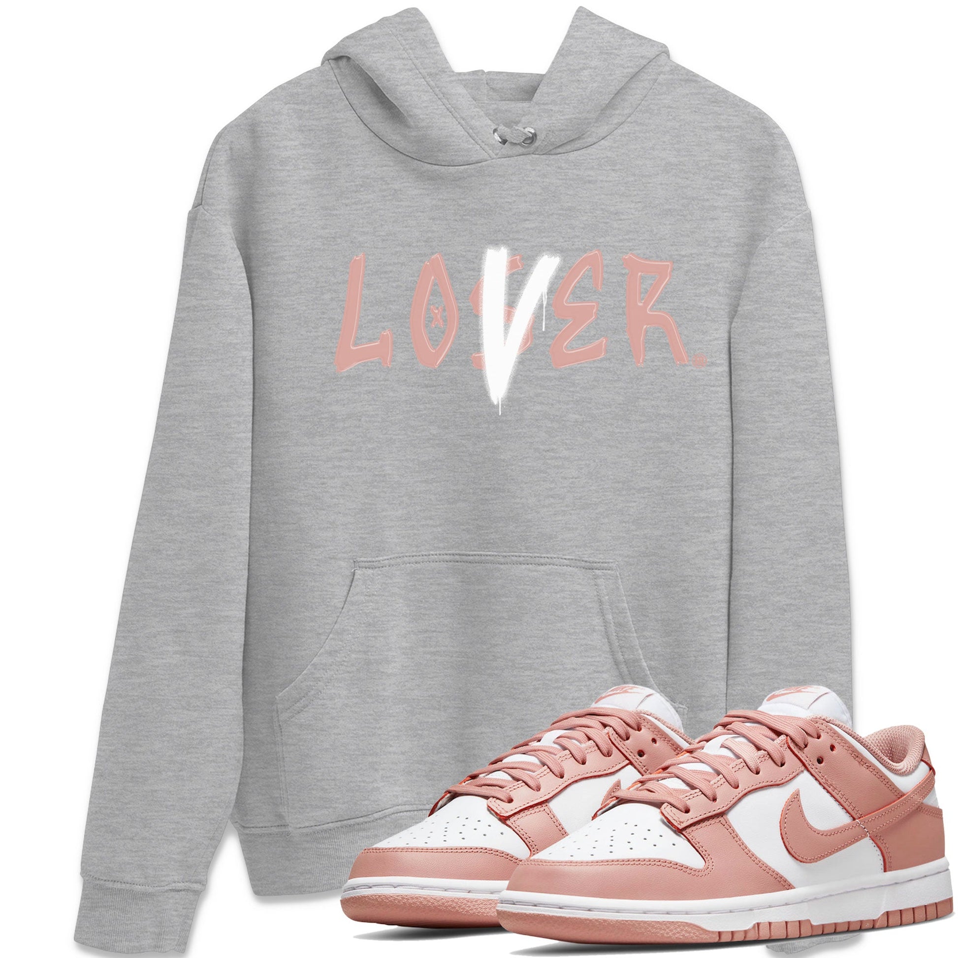 Loser Lover Sneaker Tee - Dunk Rose Whisper