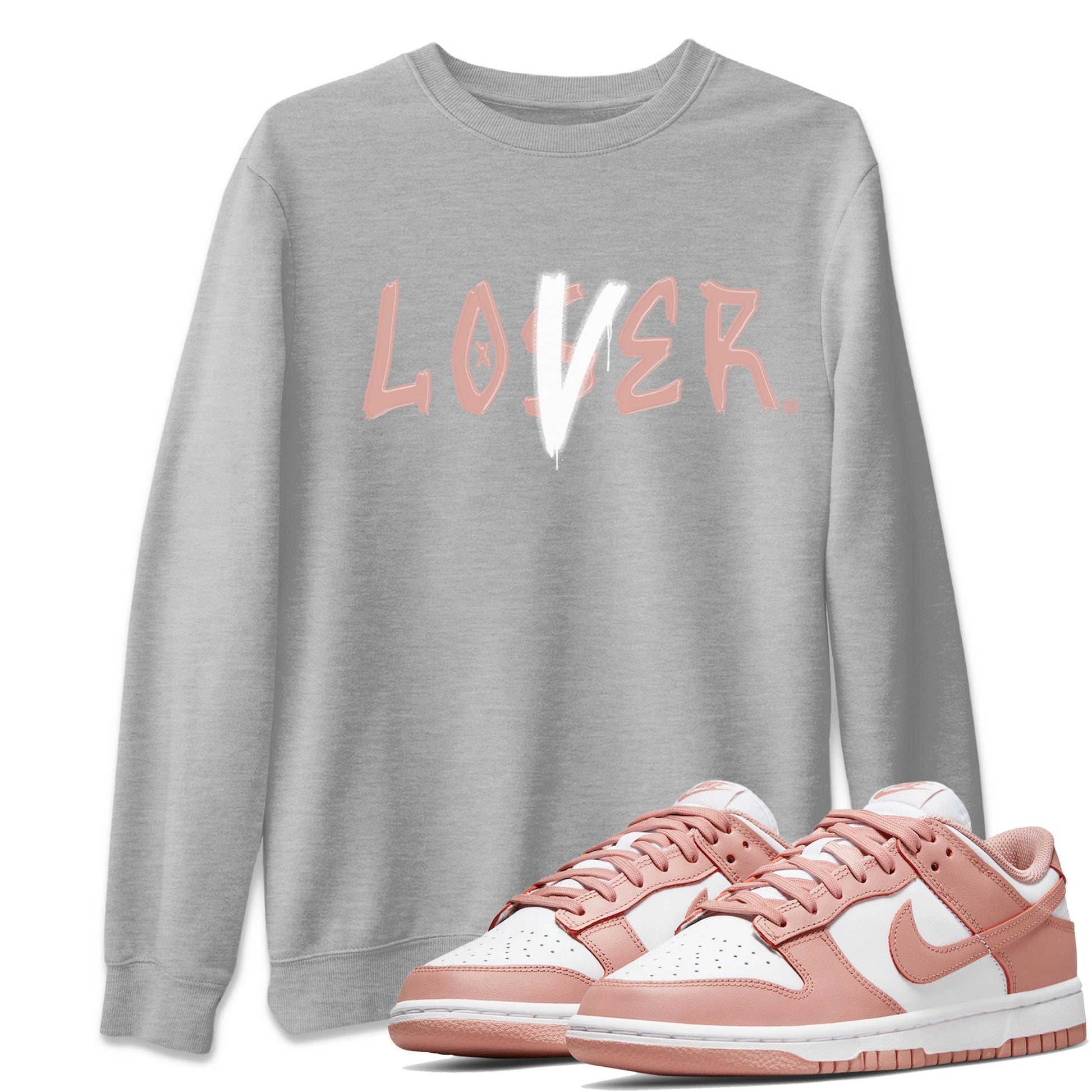 Loser Lover Sneaker Tee - Dunk Rose Whisper
