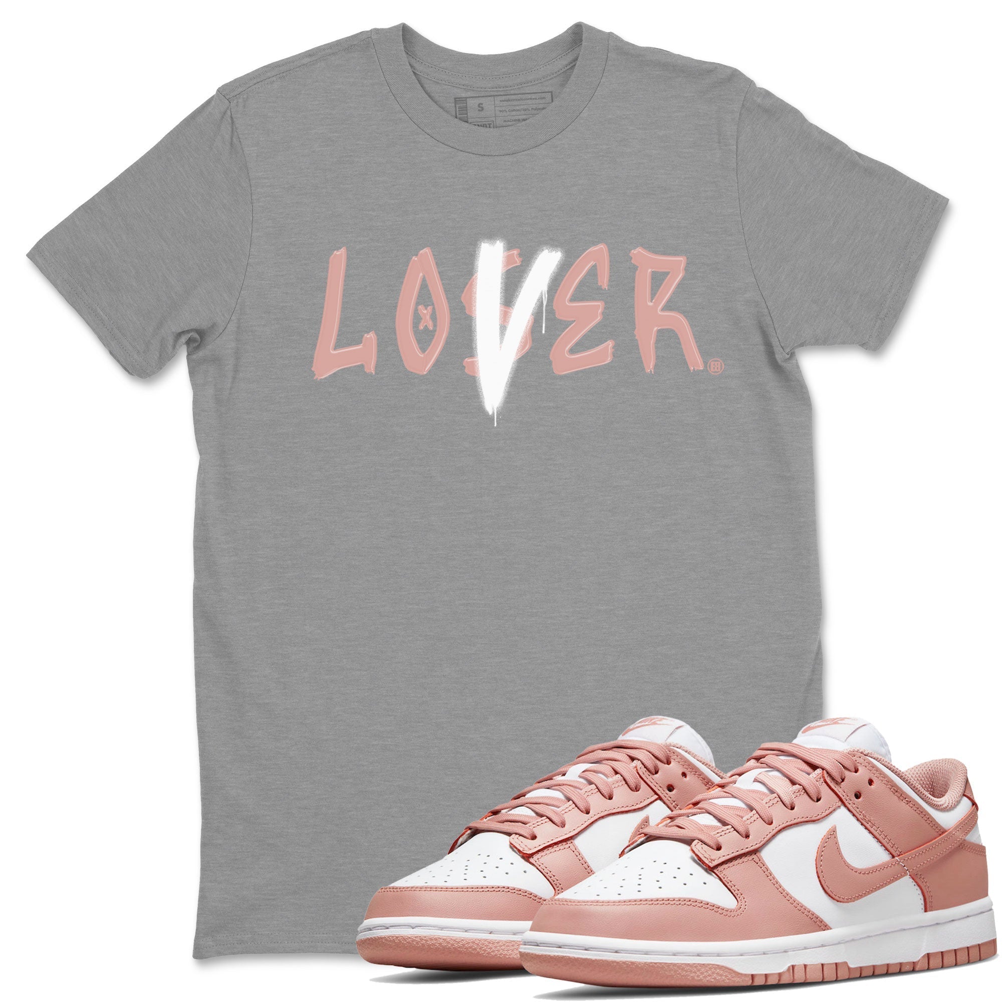 Loser Lover Sneaker Tee - Dunk Rose Whisper