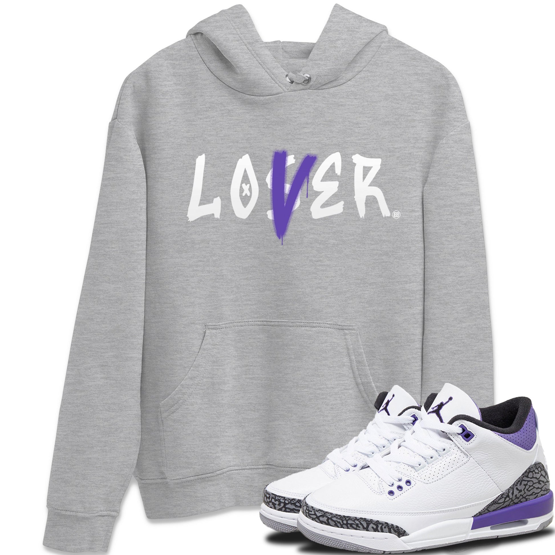 Loser Lover Unisex Tops - Air Jordan 3 Dark Iris