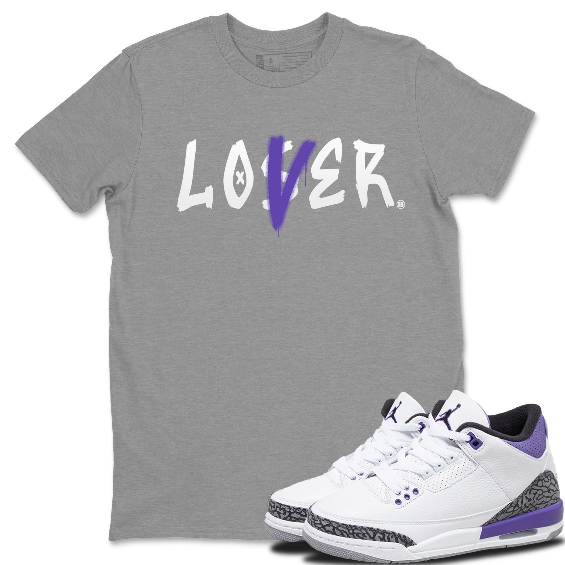 Loser Lover Unisex Tops - Air Jordan 3 Dark Iris