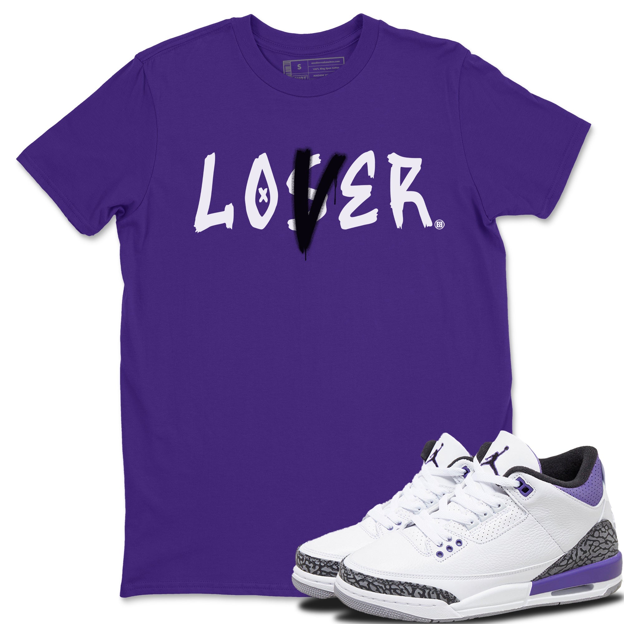 Loser Lover Unisex Tops - Air Jordan 3 Dark Iris