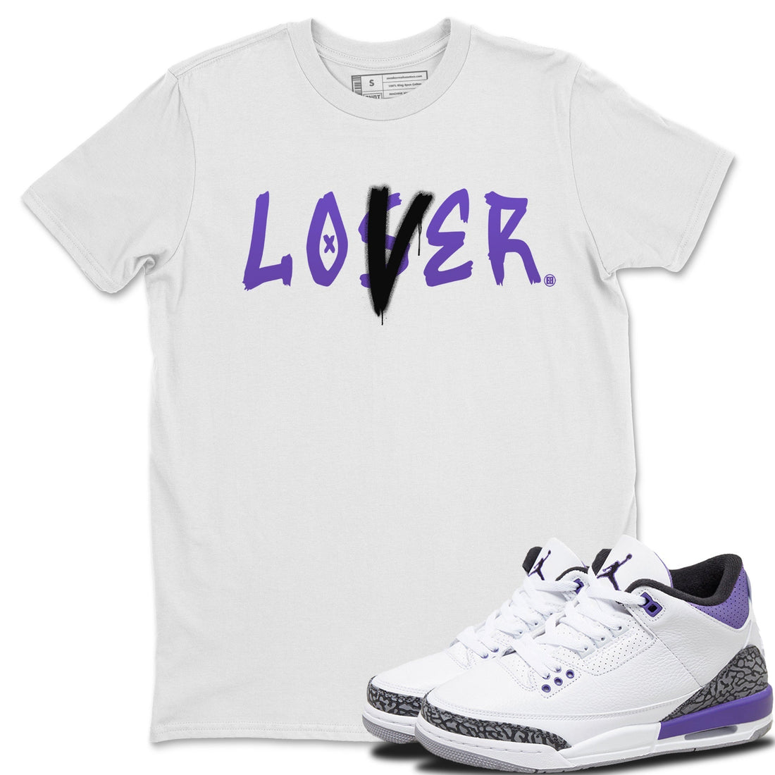 Loser Lover Unisex Tops - Air Jordan 3 Dark Iris