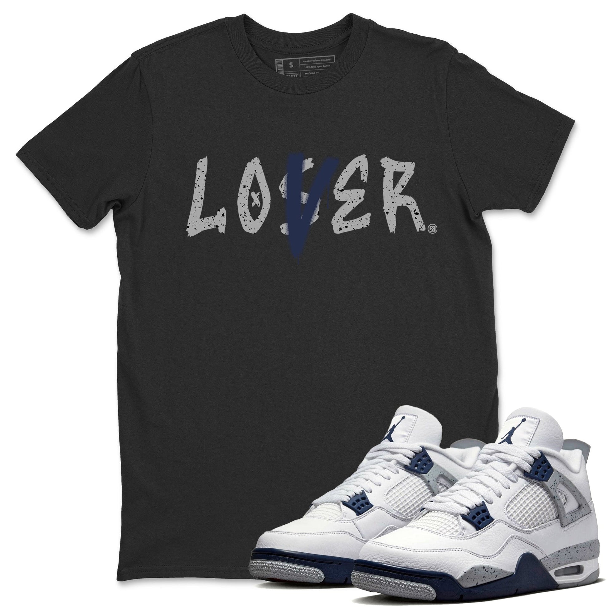 Loser Lover Unisex Tops - Air Jordan 4 Midnight Navy