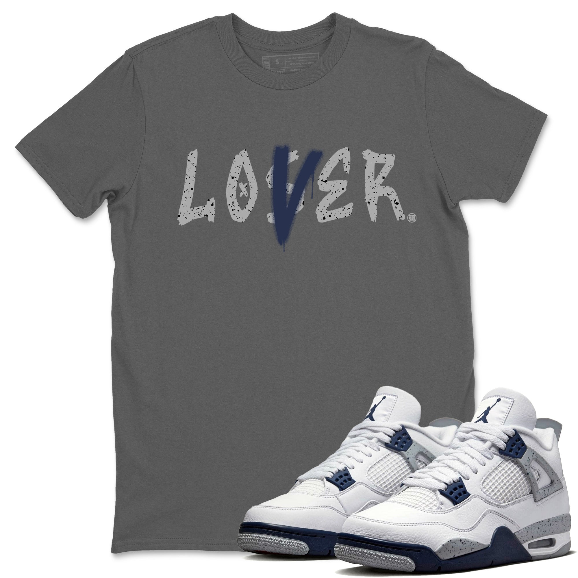 Loser Lover Unisex Tops - Air Jordan 4 Midnight Navy