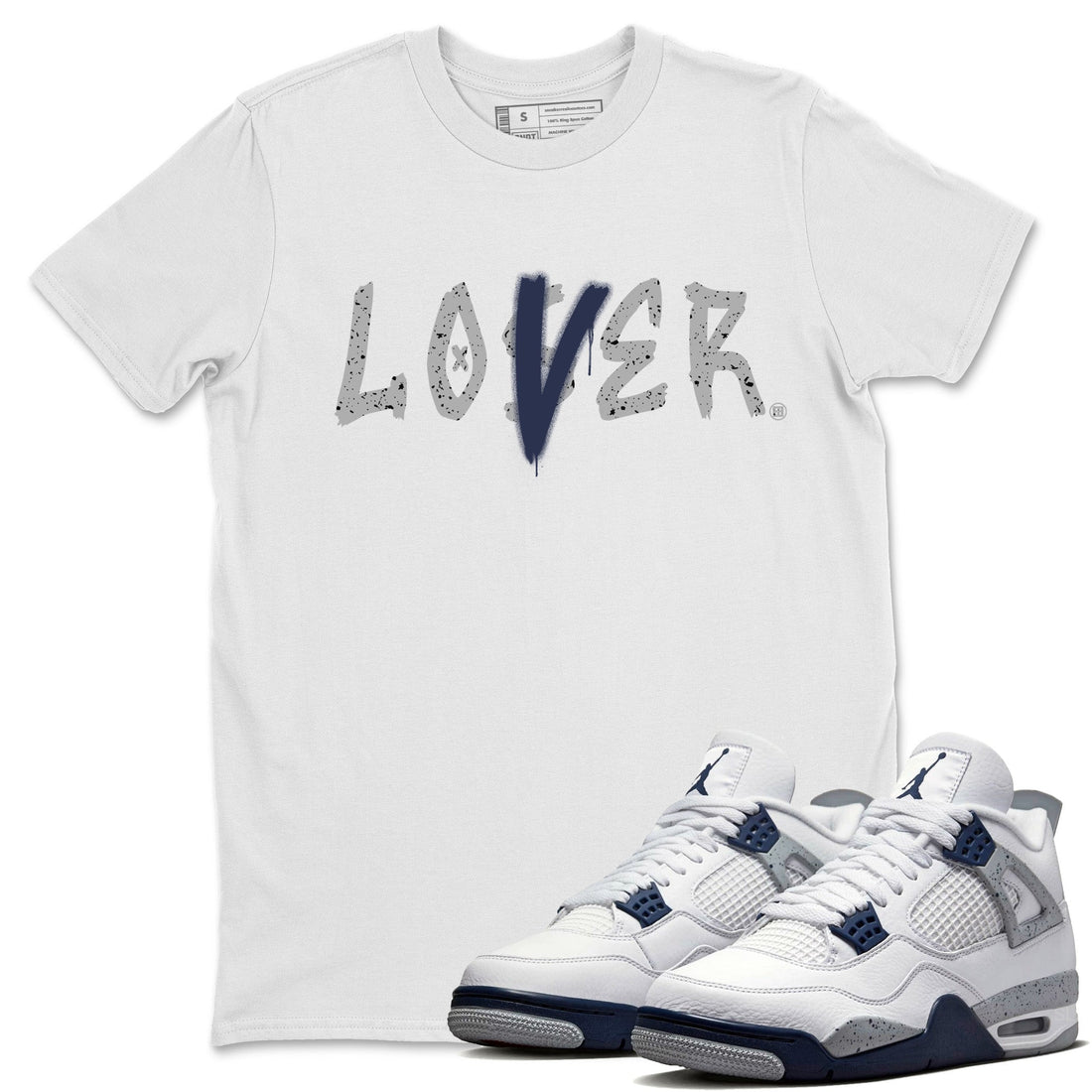 Loser Lover Unisex Tops - Air Jordan 4 Midnight Navy