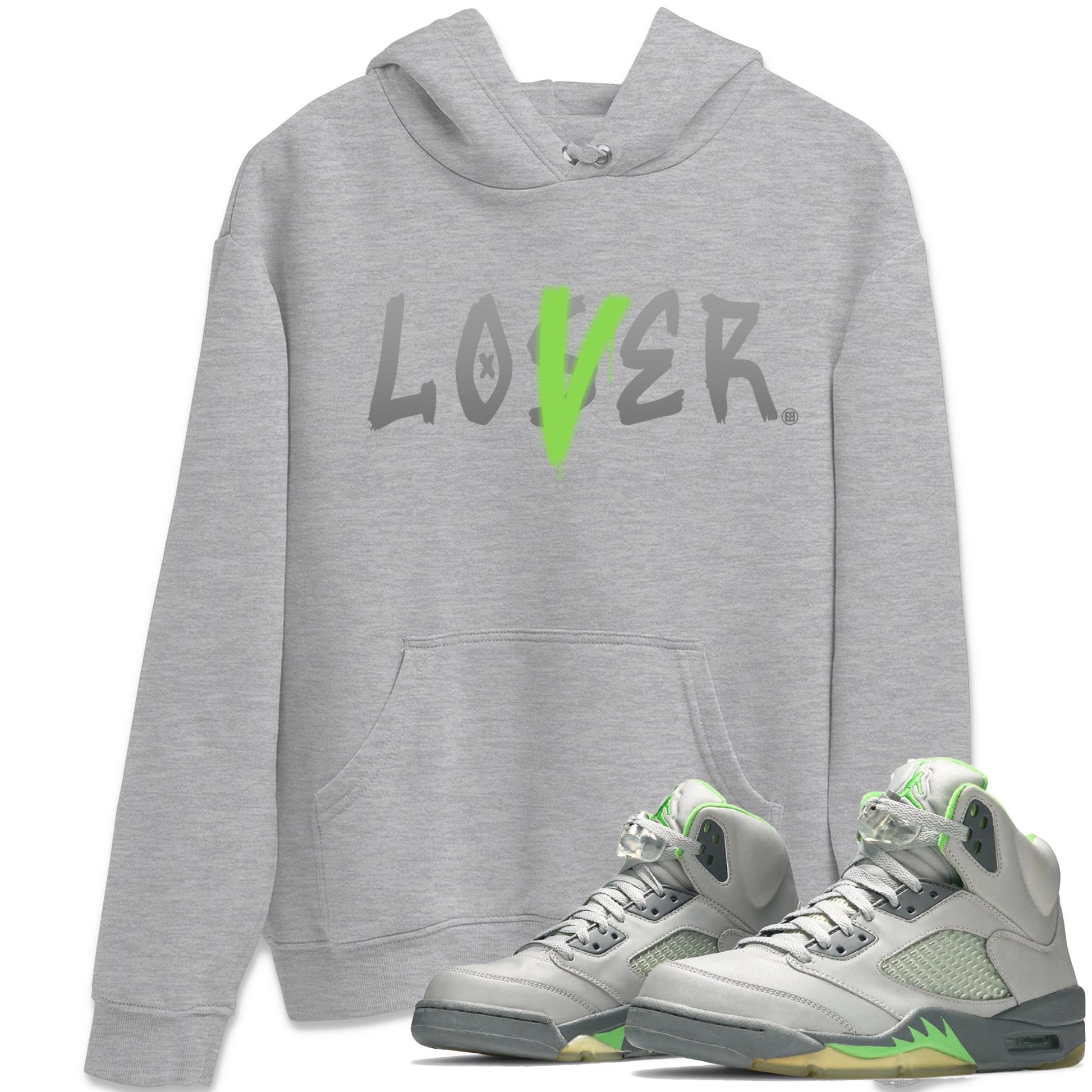 Loser Lover Unisex Tops - Air Jordan 5 Green Bean