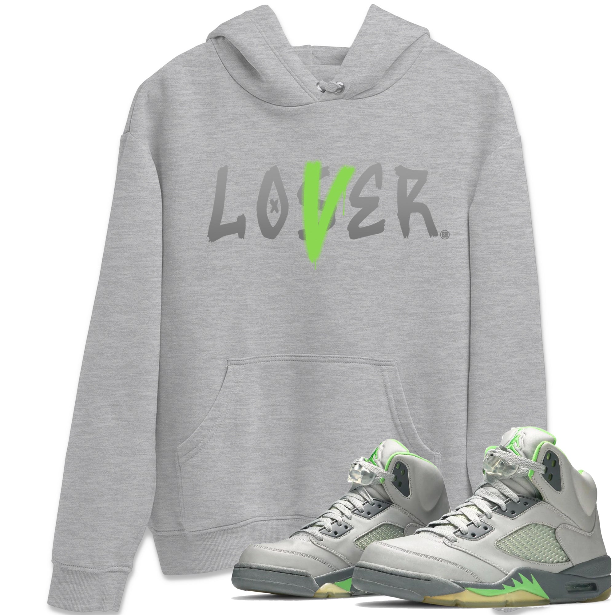 Loser Lover Unisex Tops - Air Jordan 5 Green Bean