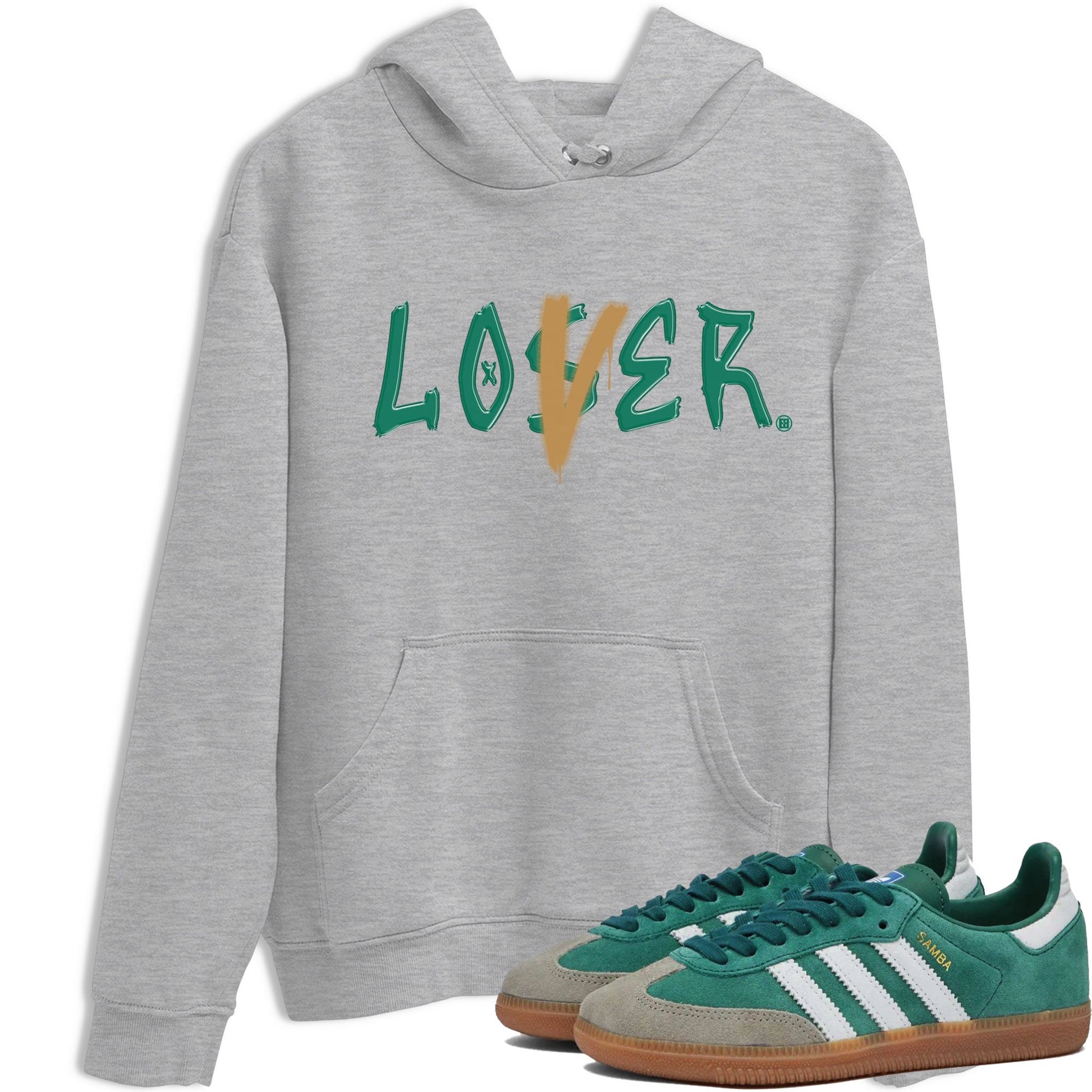 Loser Lover Sneaker Tee - Samba Collegiate Green Gum
