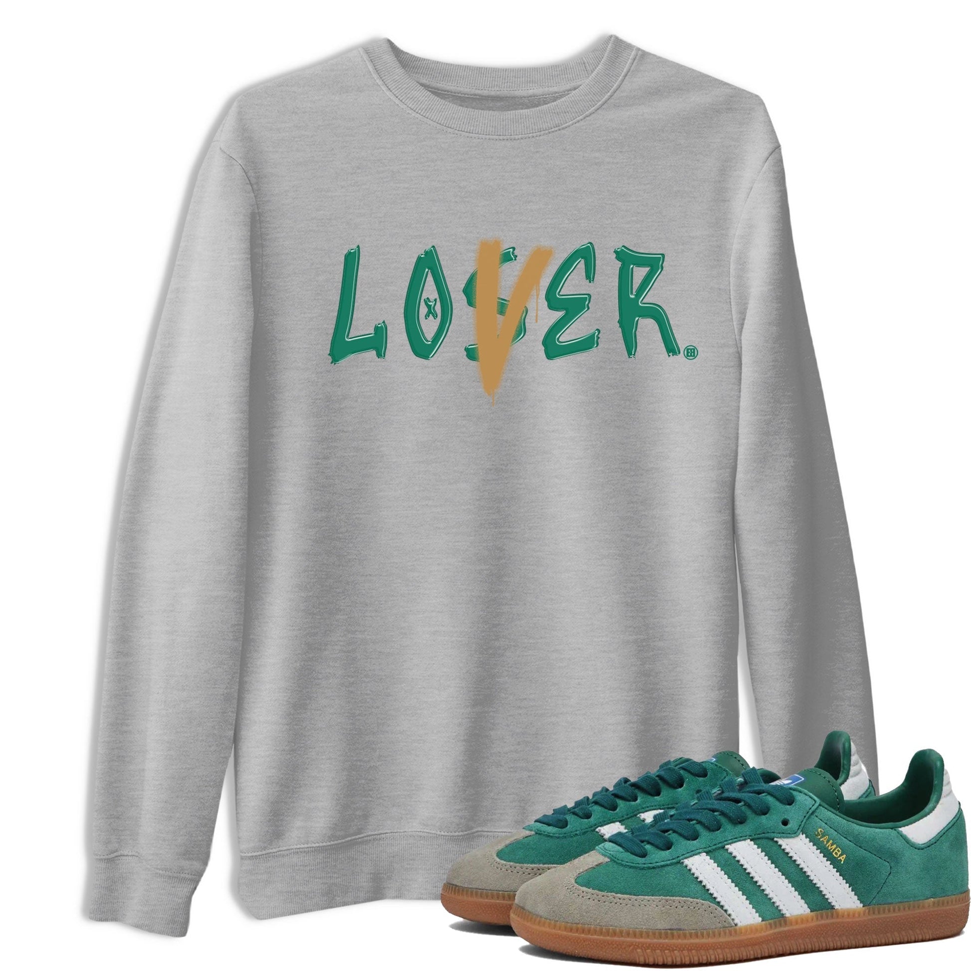 Loser Lover Sneaker Tee - Samba Collegiate Green Gum