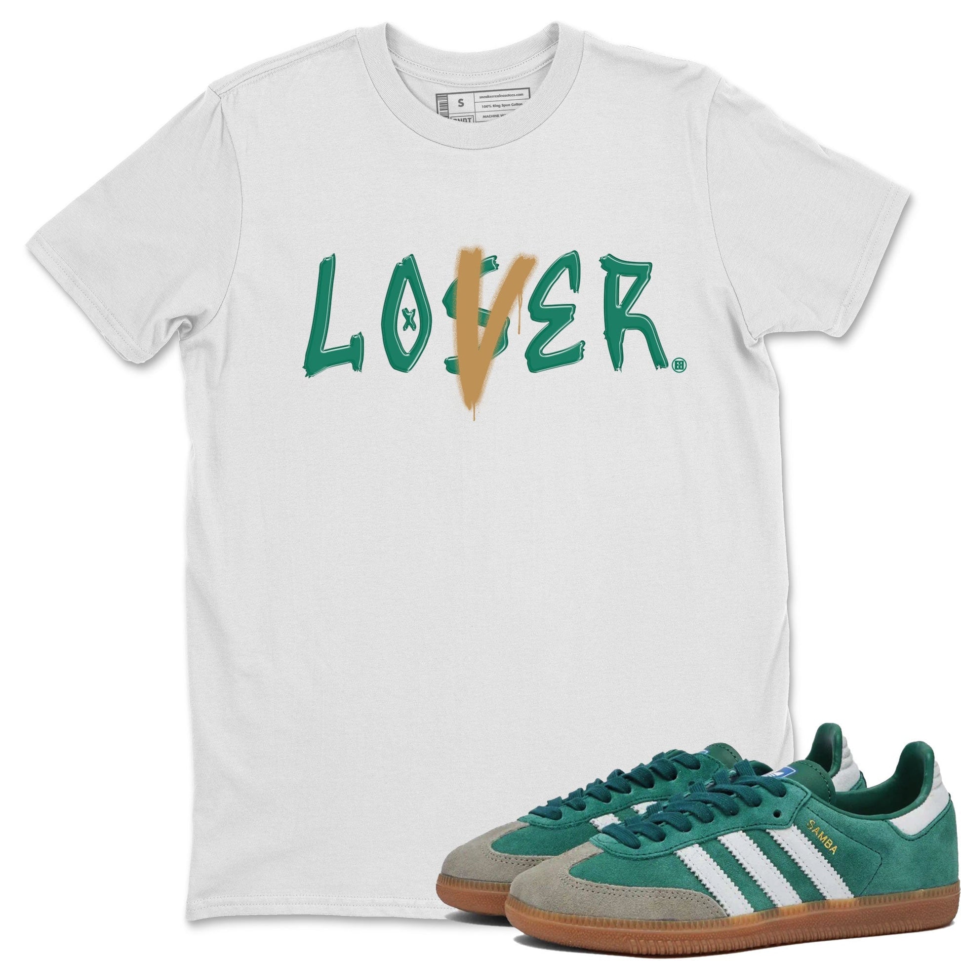 Loser Lover Sneaker Tee - Samba Collegiate Green Gum