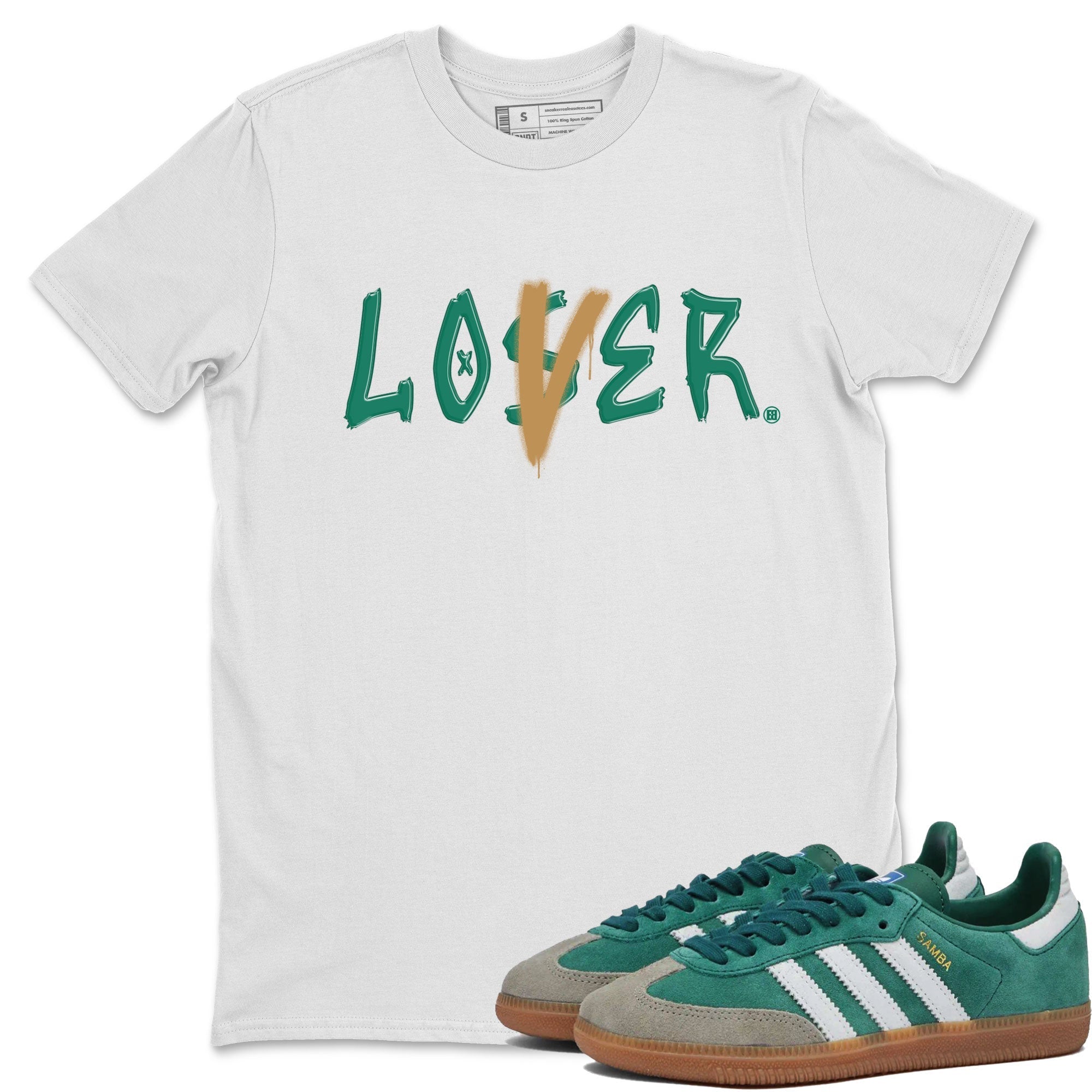 Loser Lover Sneaker Tee - Samba Collegiate Green Gum