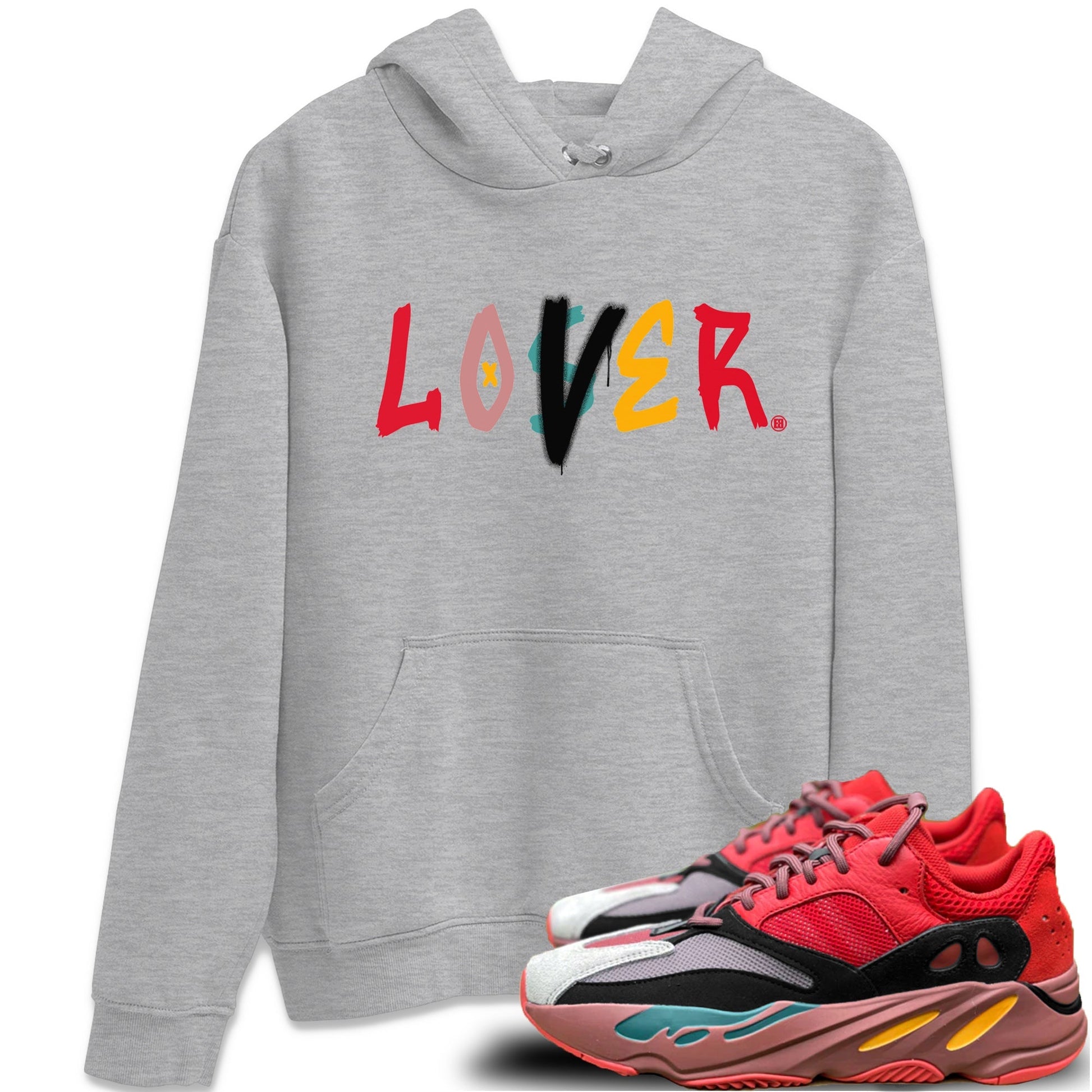 Loser Lover Unisex Tops - Yeezy 700 Hi-Res Red