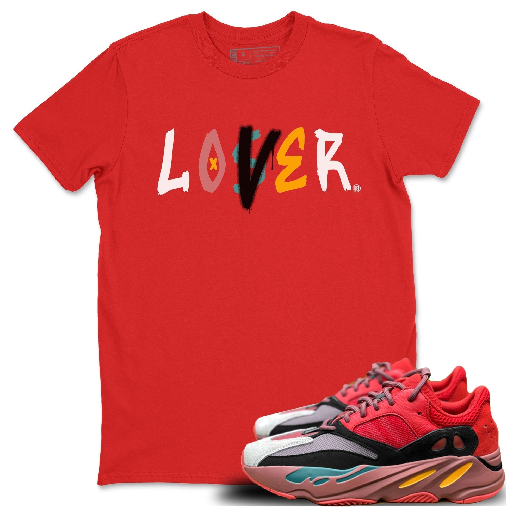 Loser Lover Unisex Tops - Yeezy 700 Hi-Res Red