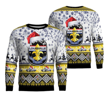 Louisville Metro Police Department Christmas AOP Sweater ? Usalast